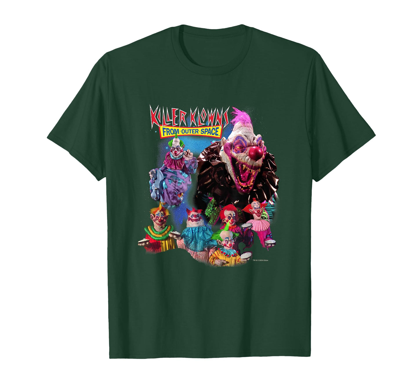 Killer Klowns from Outer Space Vintage Group Shot T-Shirt