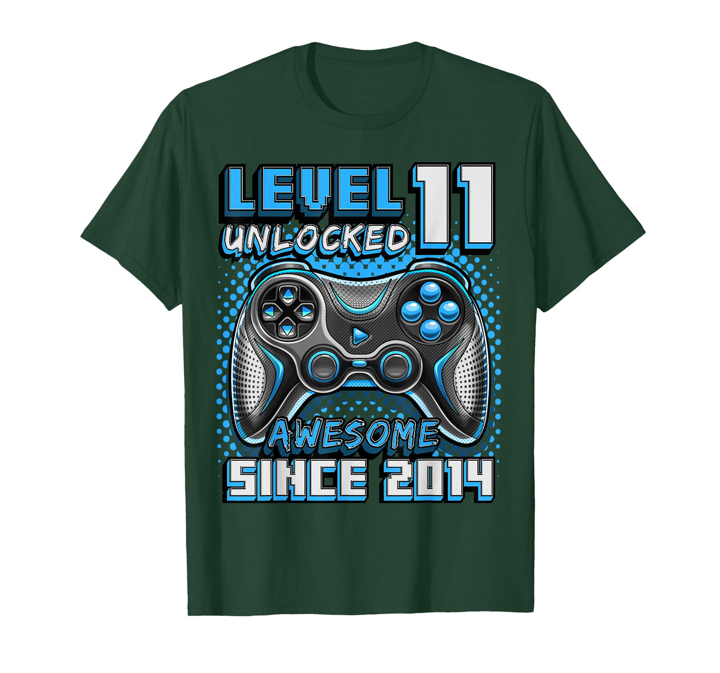 11th Birthday Boy Level 11 Gamer 11 Year Video Game Party T-Shirt