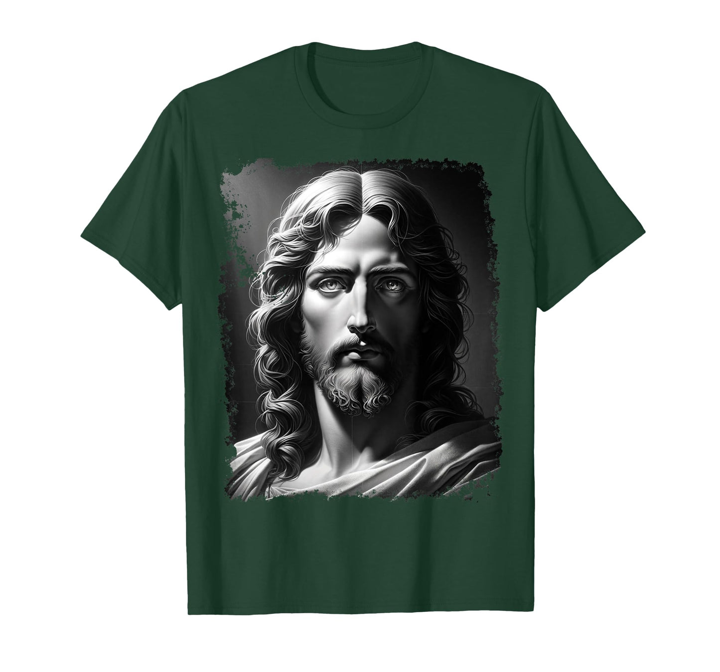 Jesus Christ Black White T-Shirt