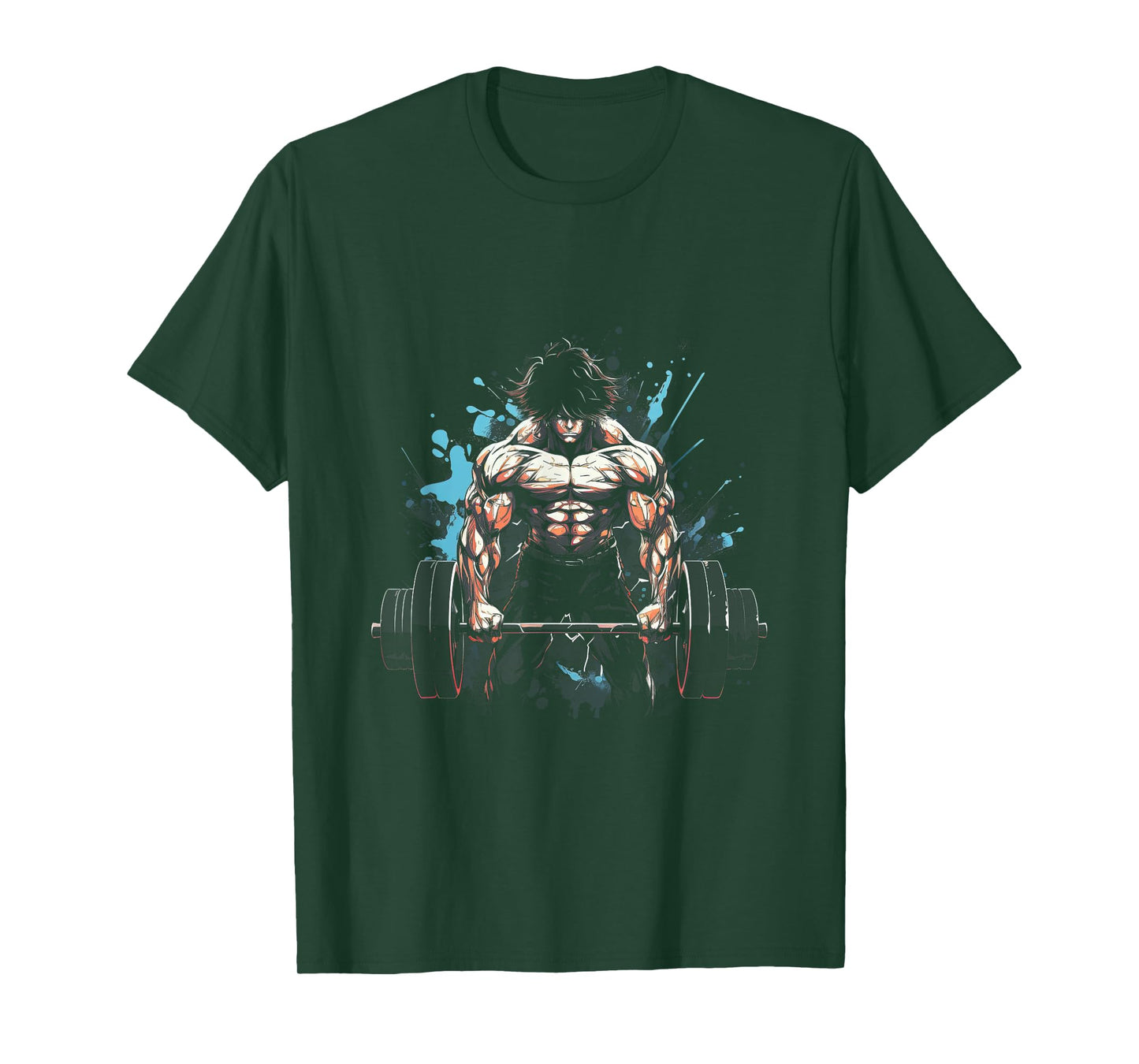 Anime Young Deadlift Fitness Motivation Strenght T-Shirt