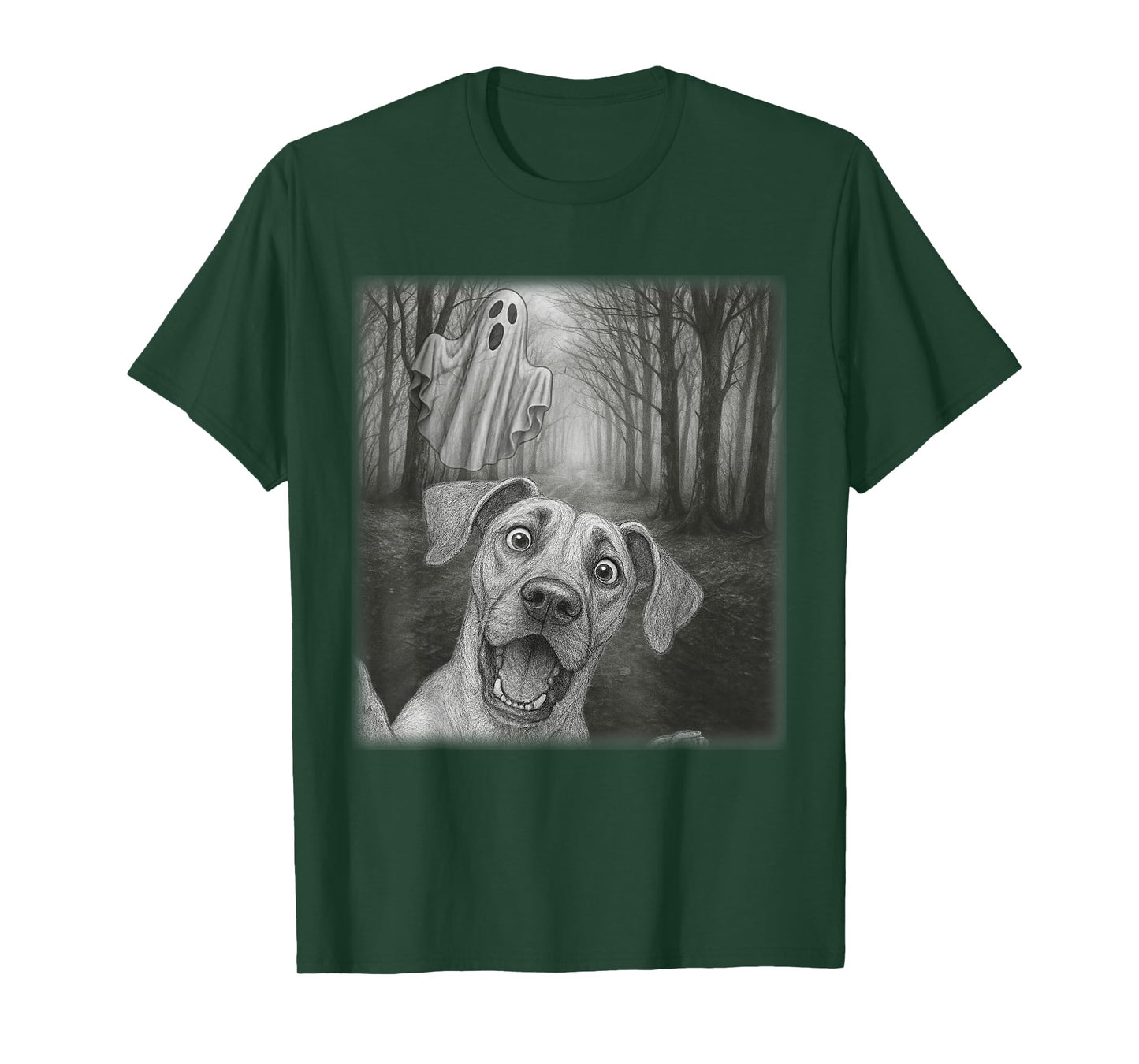 Halloween Great Dance Selfie with Spooky Ghost Great Dance T-Shirt