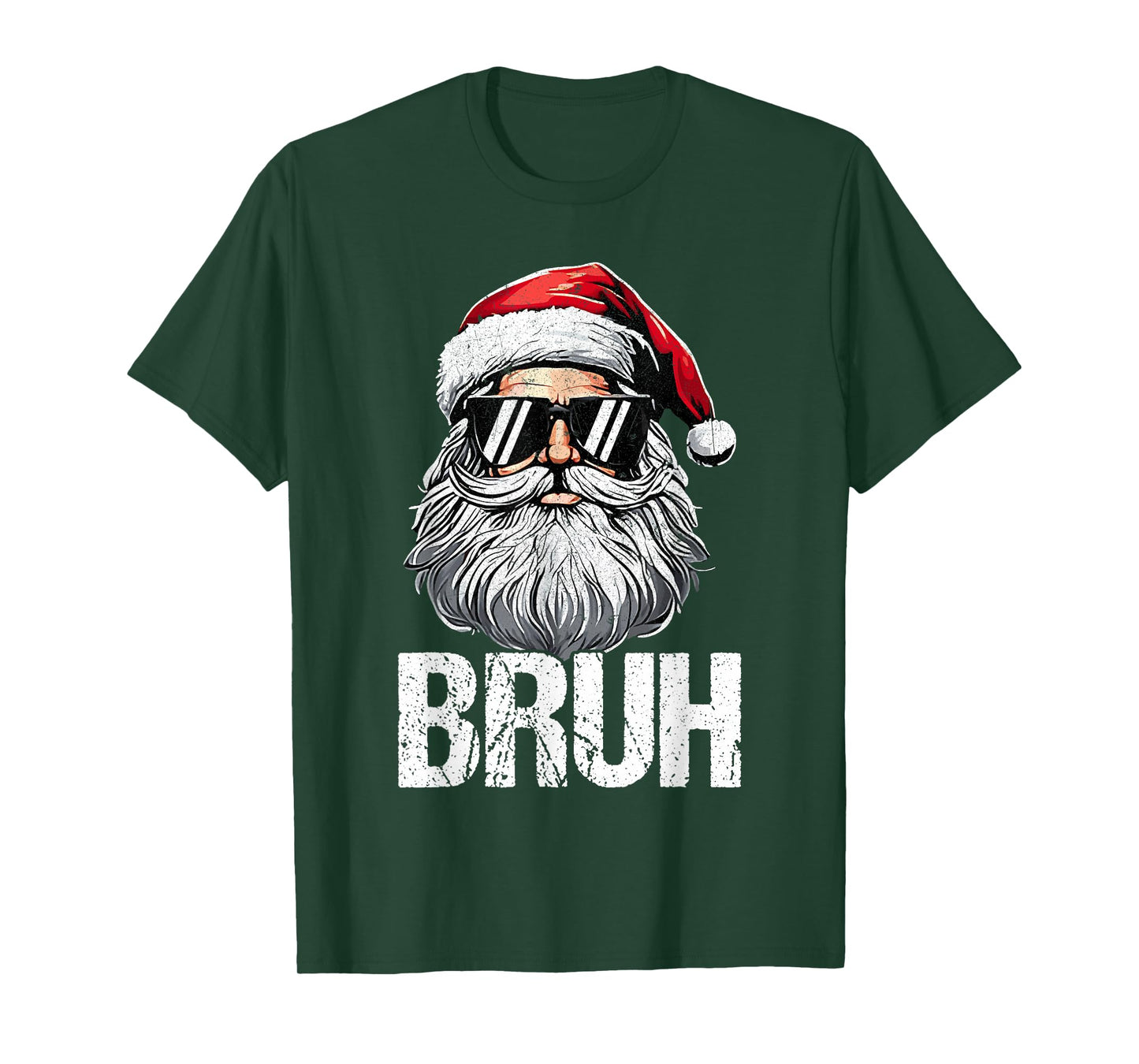 Bruh Santa Claus Christmas Funny Xmas for Mens Boys T-Shirt