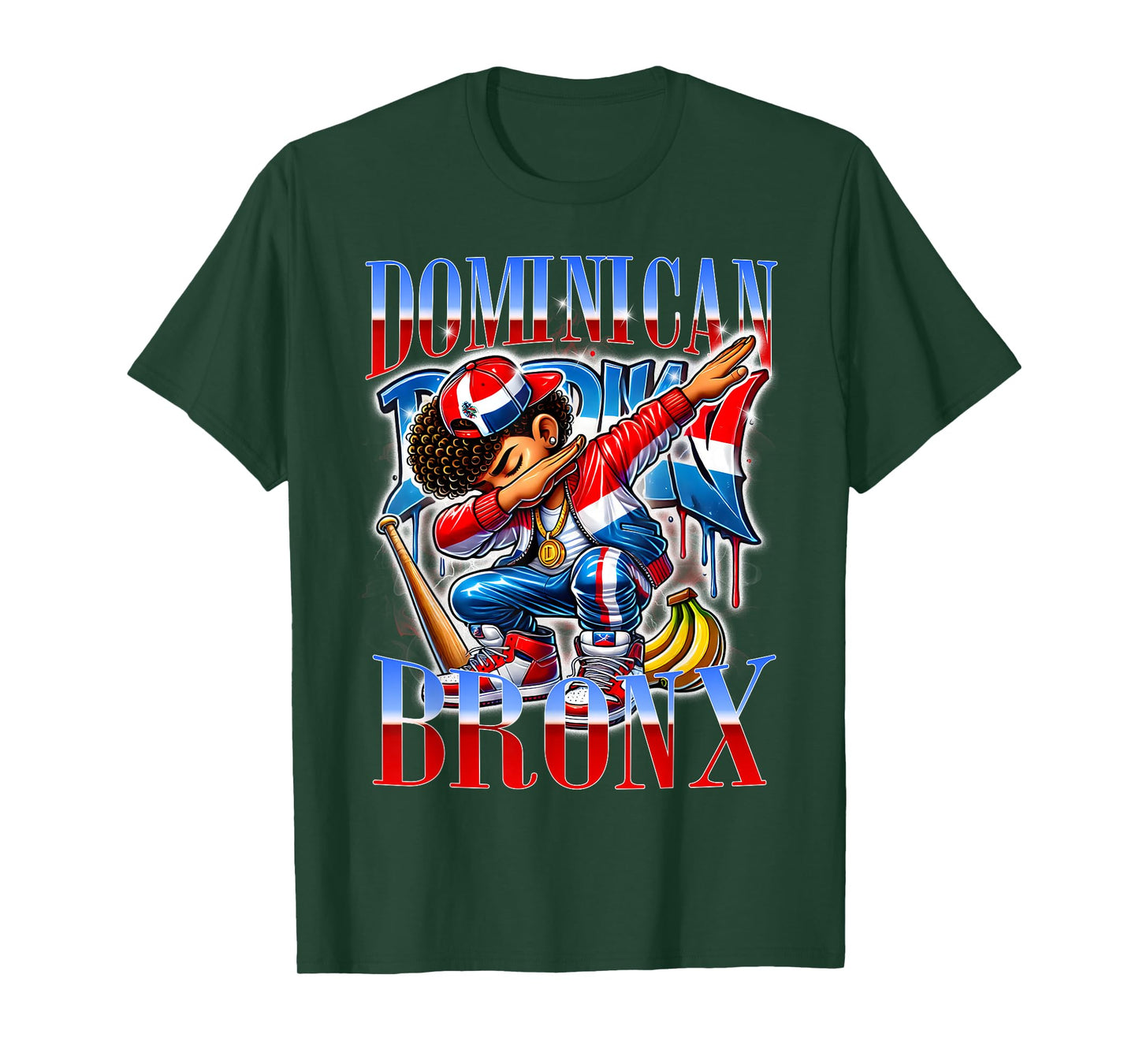 Dominican Bronx Dab Urban Streetwear Pride Design T-Shirt