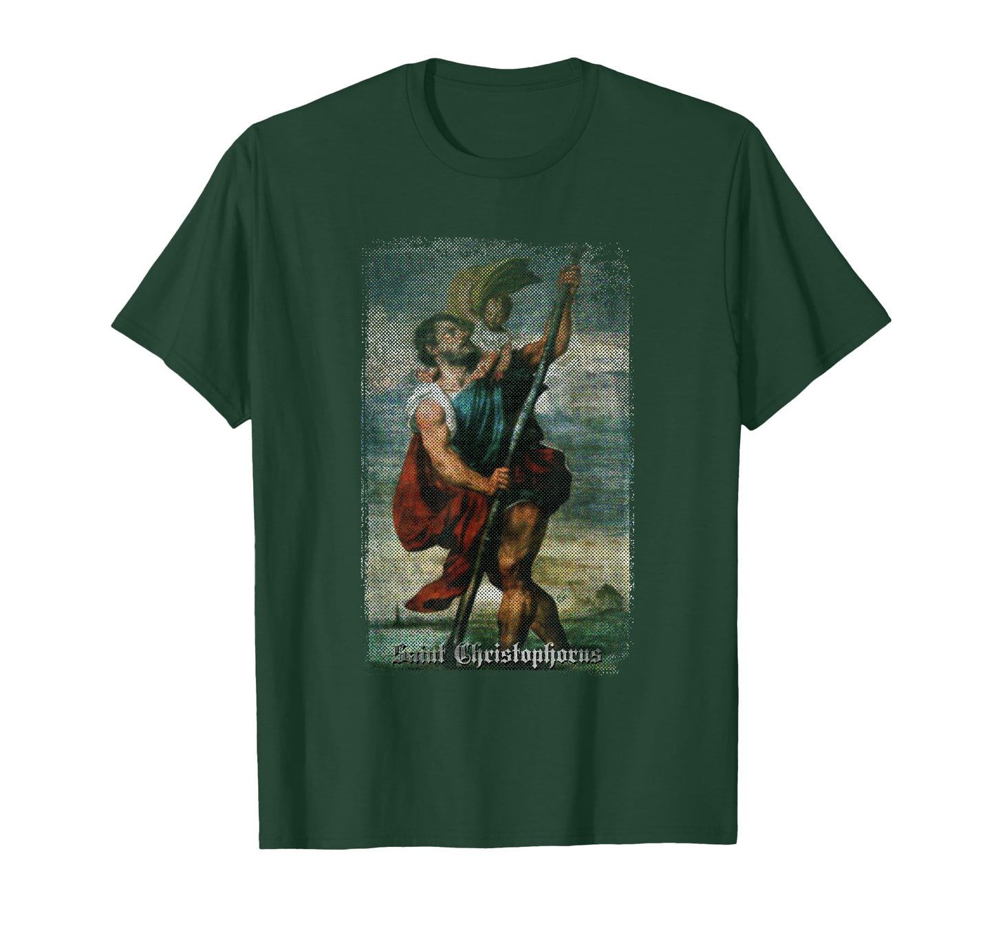 St Christopher - Patron Saint of Drivers T-Shirt