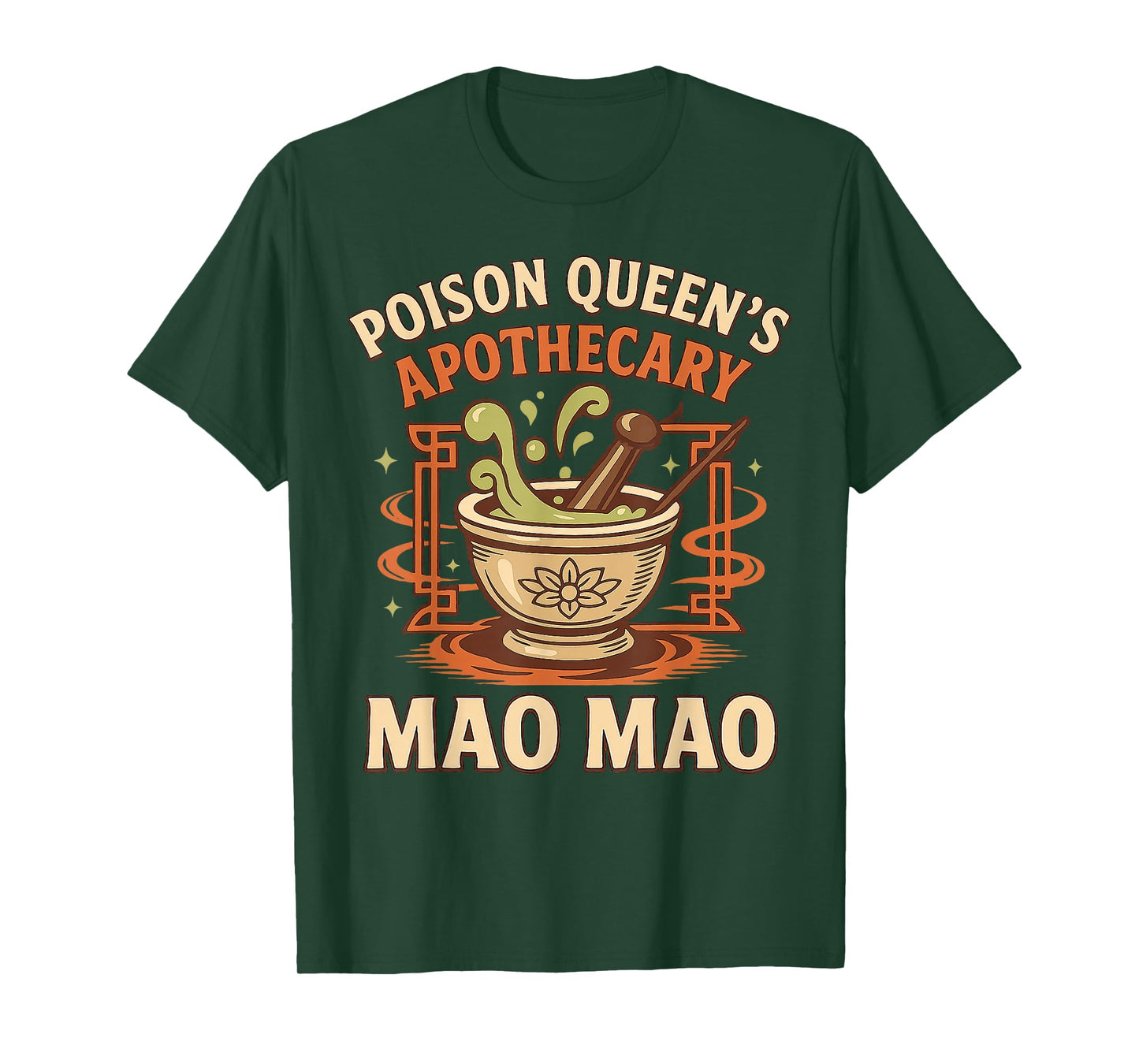 Poison Queen's Apothecary Mao Mao + Witches + Halloween T-Shirt