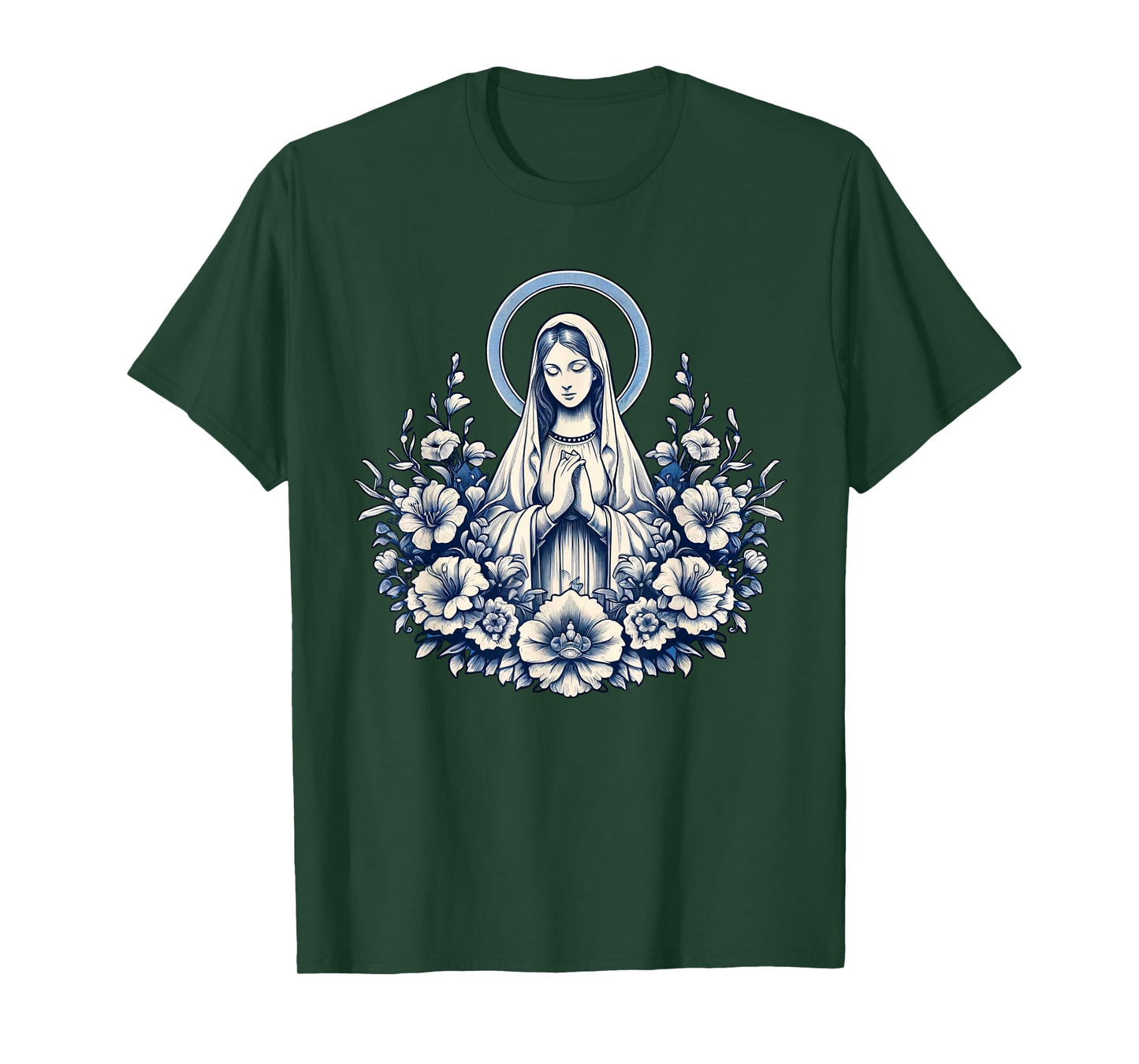 Our Lady of Lourdes Powerful Symbol Mother Mary Saint Mary T-Shirt