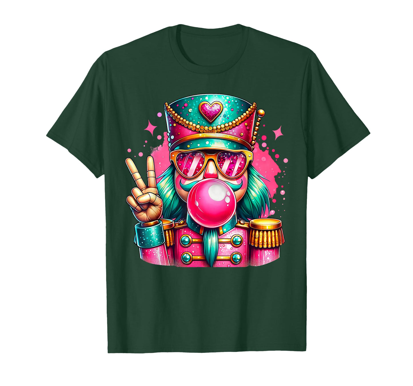 Nutcracker Nuts Merry Christmas Xmas Family Pajamas Holiday T-Shirt