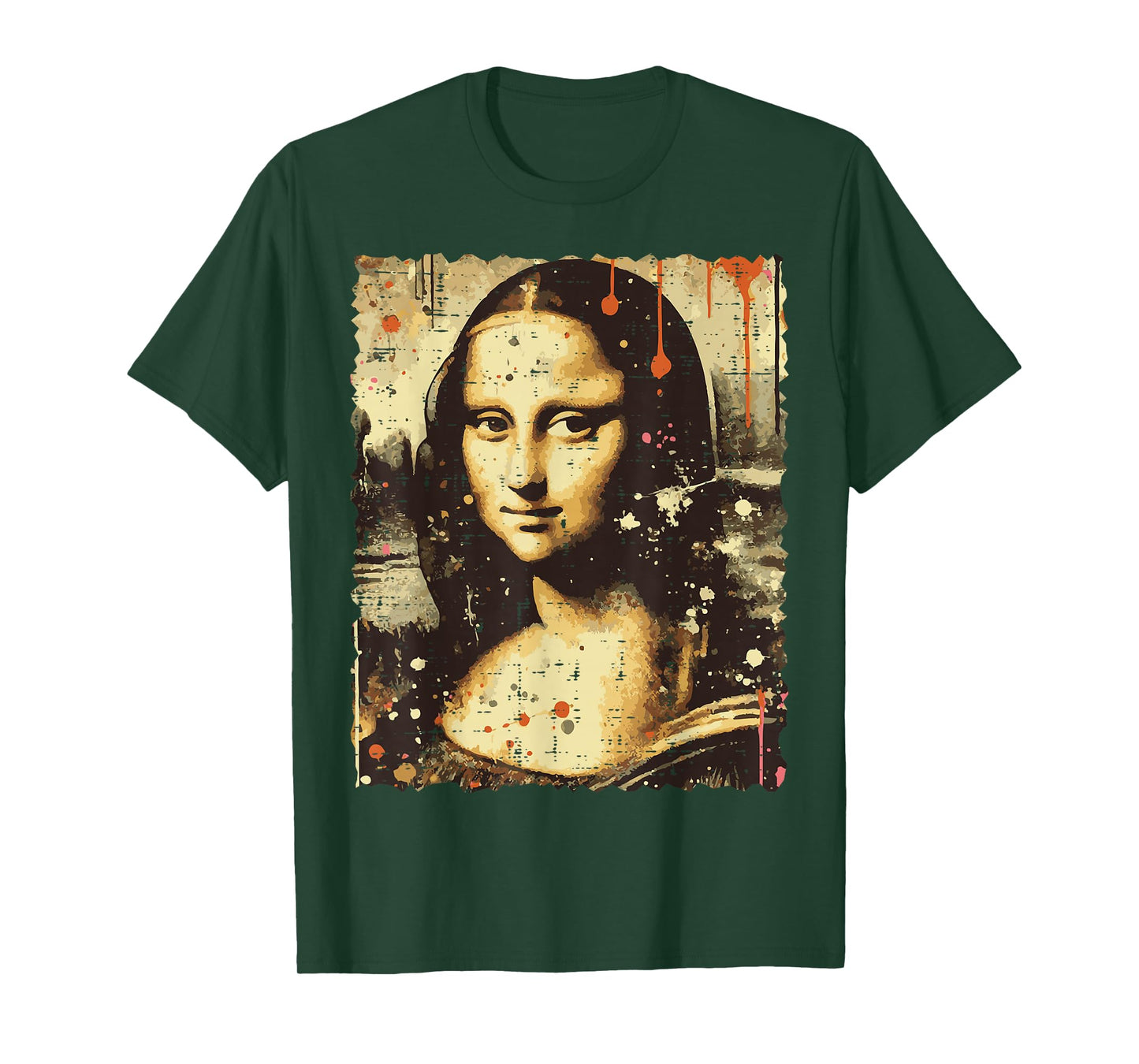 Street Wear Monalisa Graffiti Vintage Art Women Men Kids T-Shirt