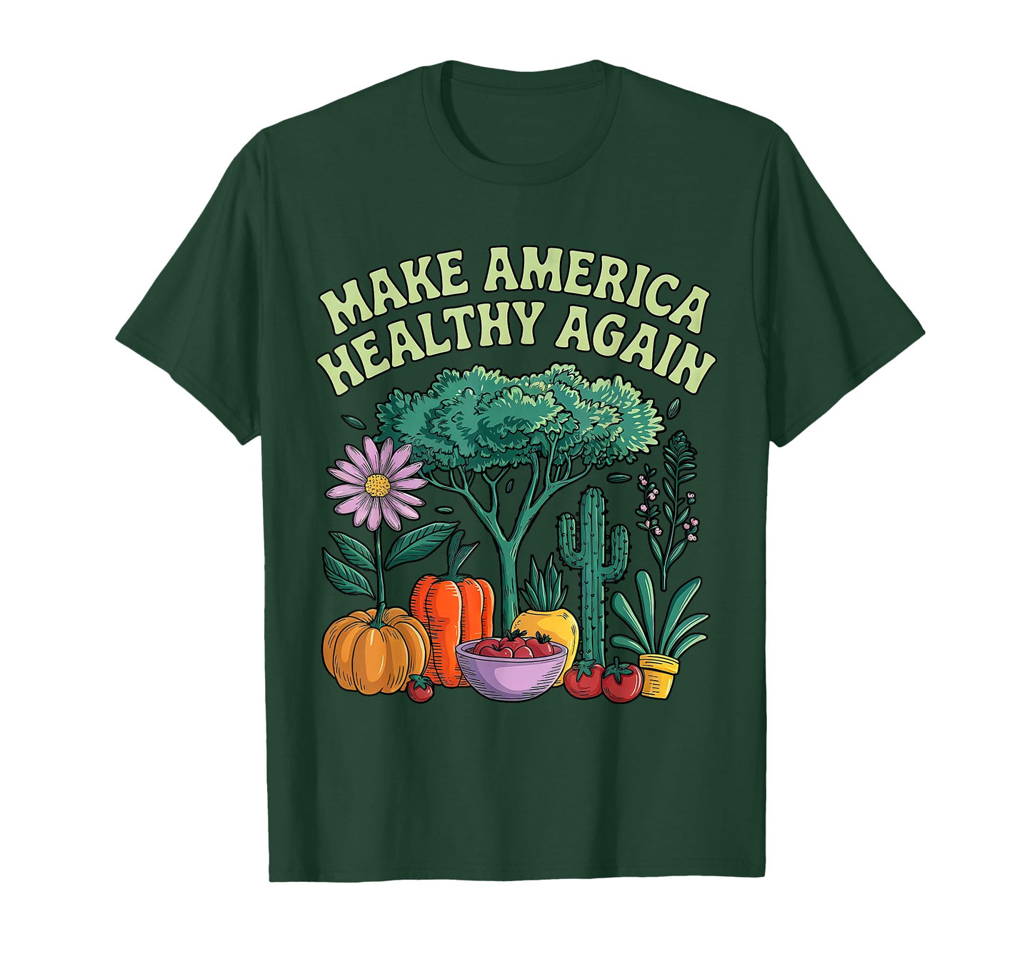 Make America Healthy Again MAHA Funny Men Women T-Shirt