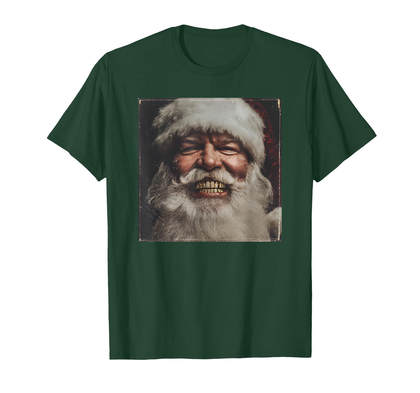 Gold Grillz Santa Claus T-Shirt