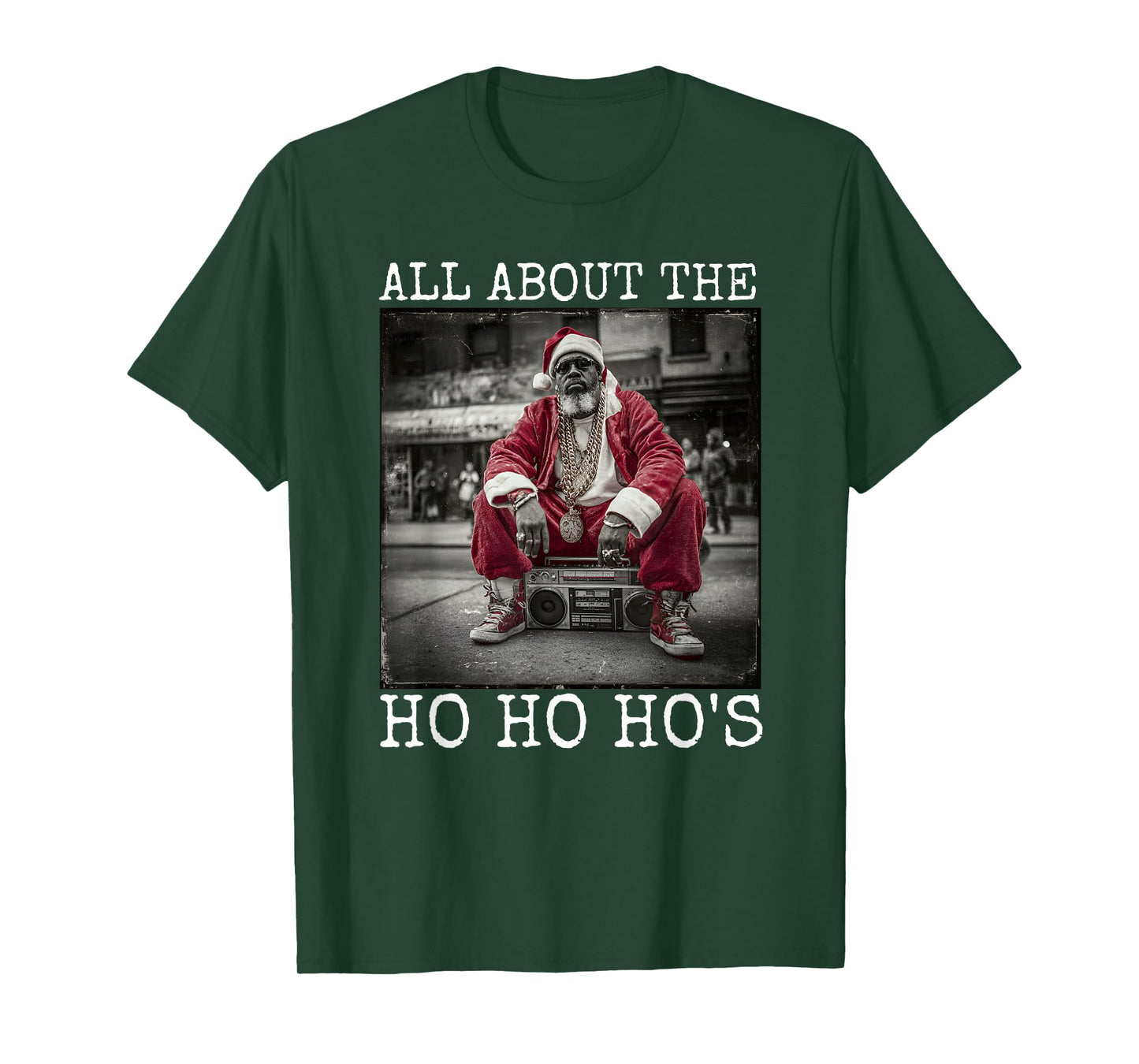 Christmas Hip Hop Santa T-Shirt