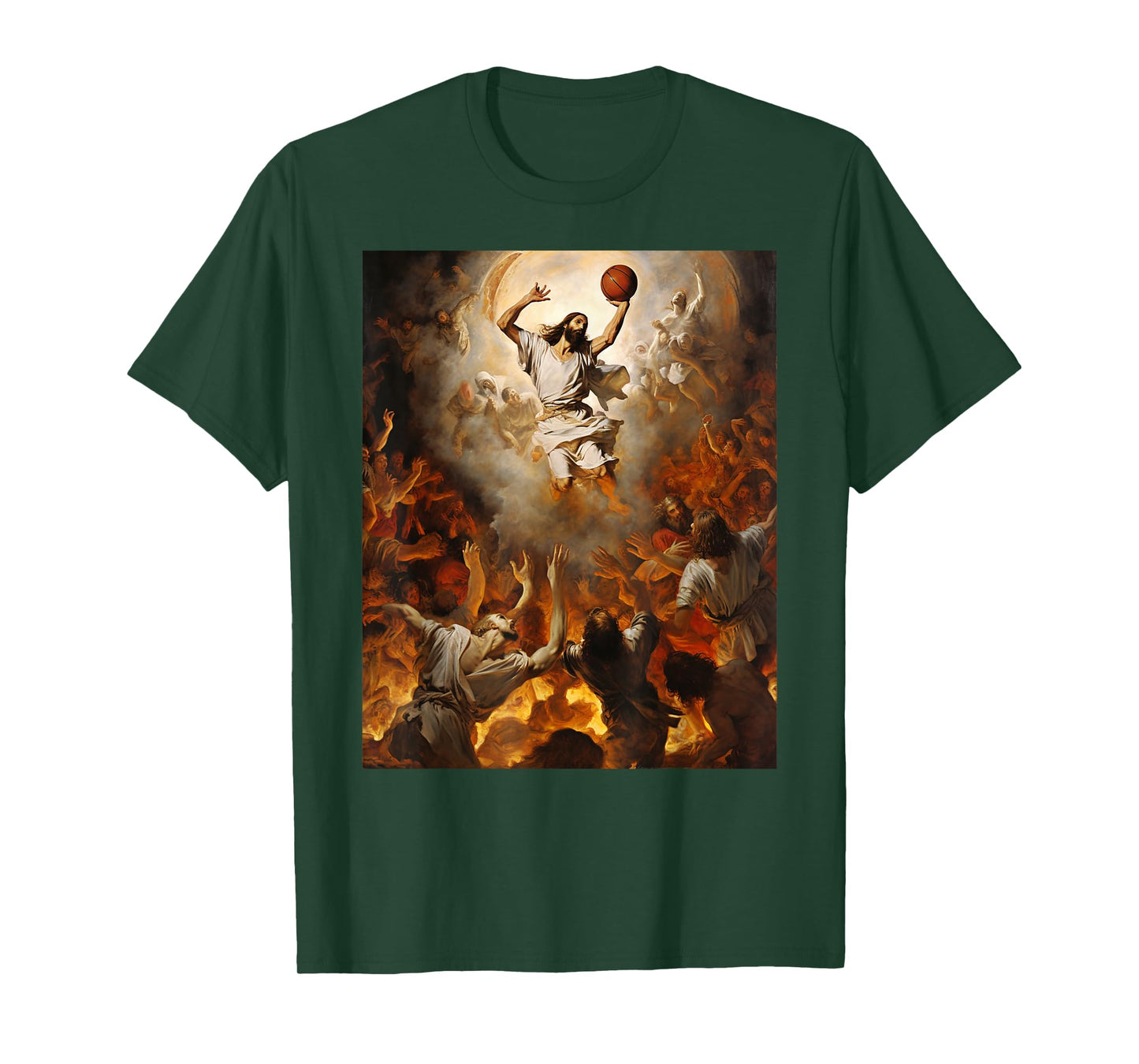 Jesus Playing Basketball T-Shirt