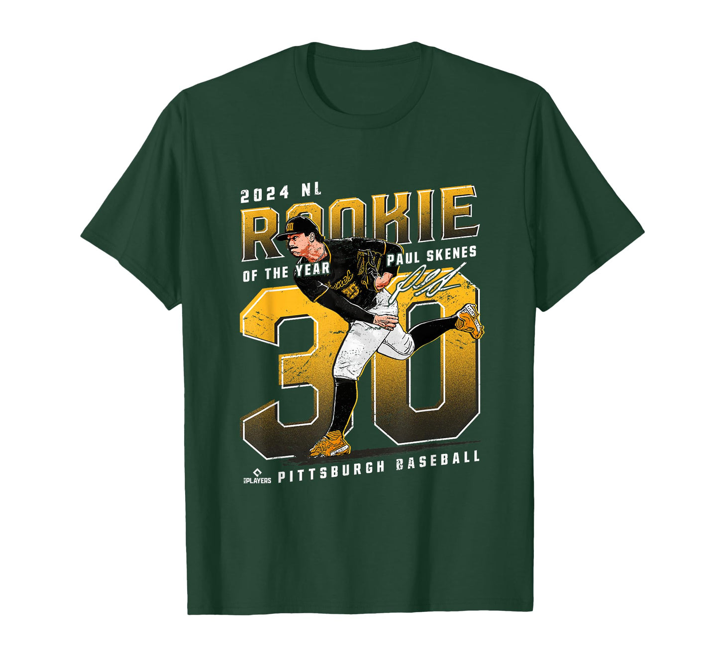 2024 NL Rookie of the Year Paul Skenes Pittsburgh Baseball T-Shirt