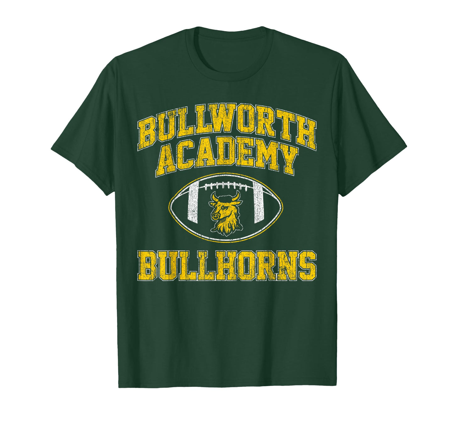 Vintage Bullworth Academy Bullhorns Football T-Shirt