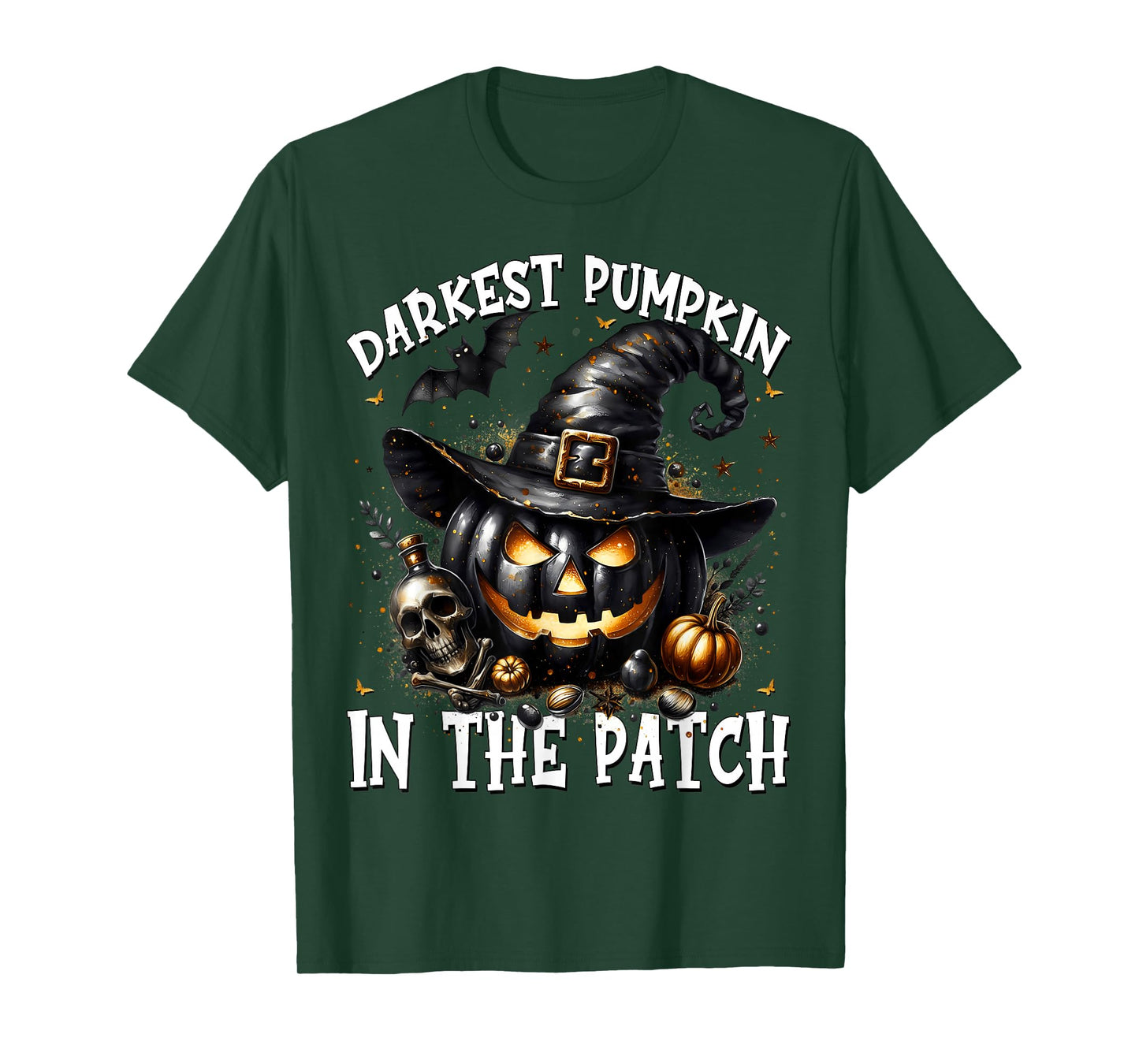 Funny Saying for Halloween Gothic Witch Mom Creepy Pumpkin T-Shirt