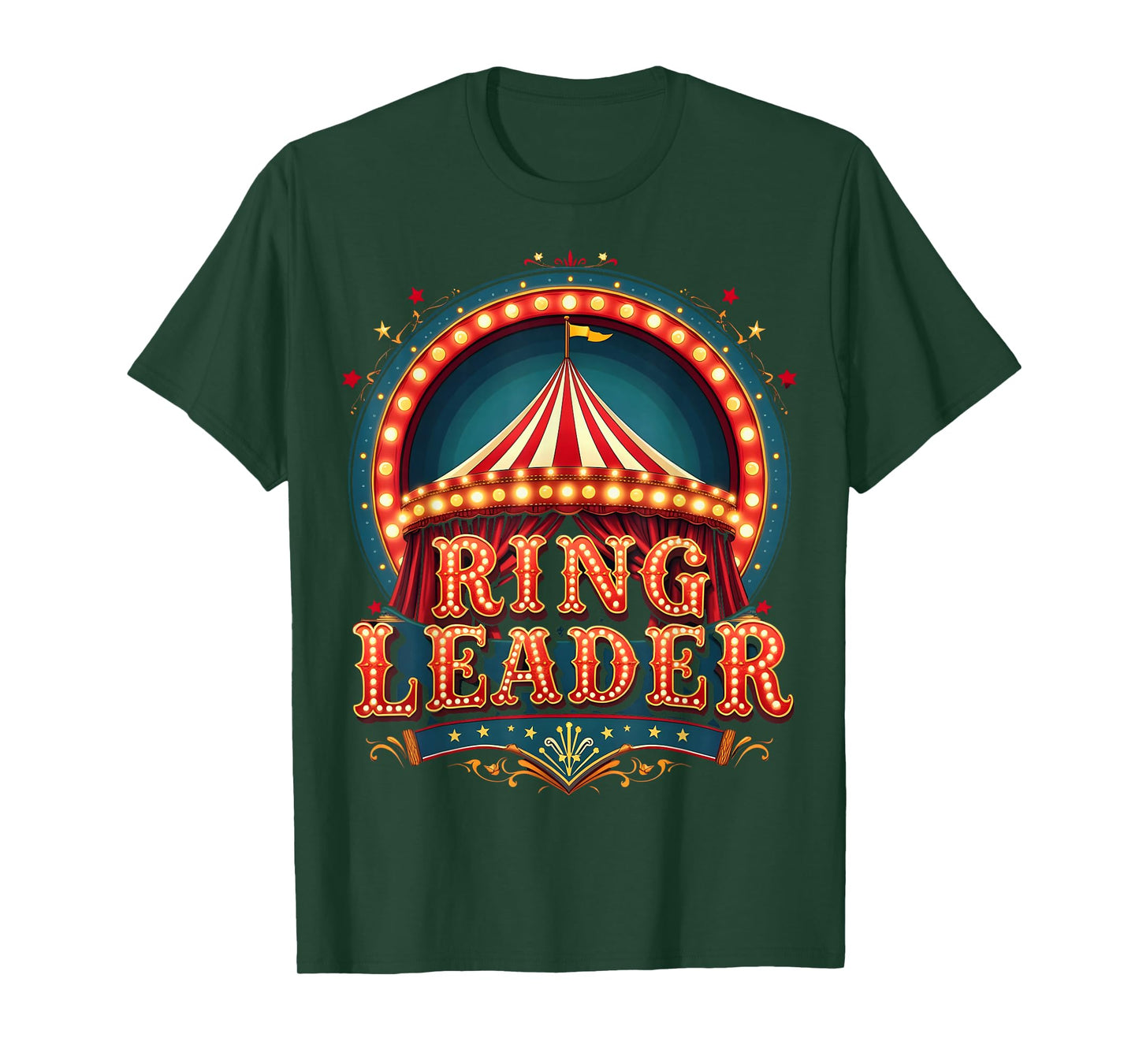 Ring Leader Bold Vintage Circus Tent T-Shirt