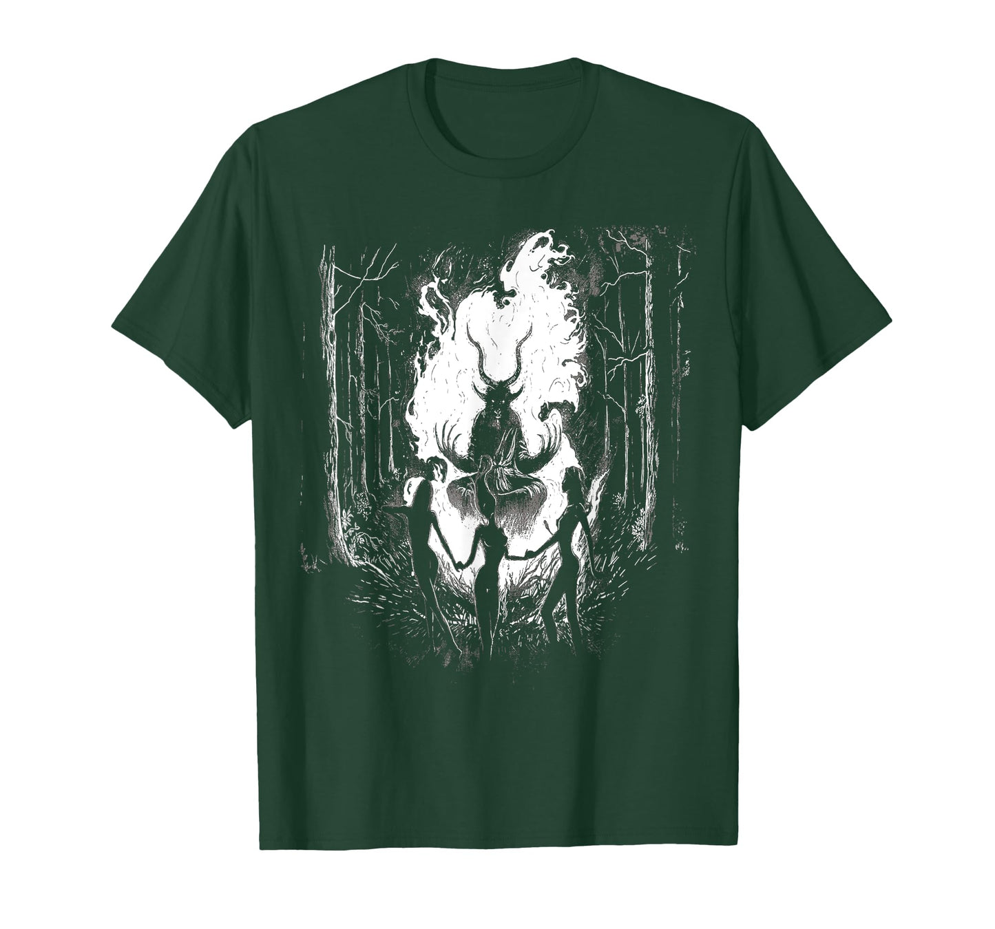 Witches Dancing With Baphomet Occult Witch Gothic Sabbath T-Shirt