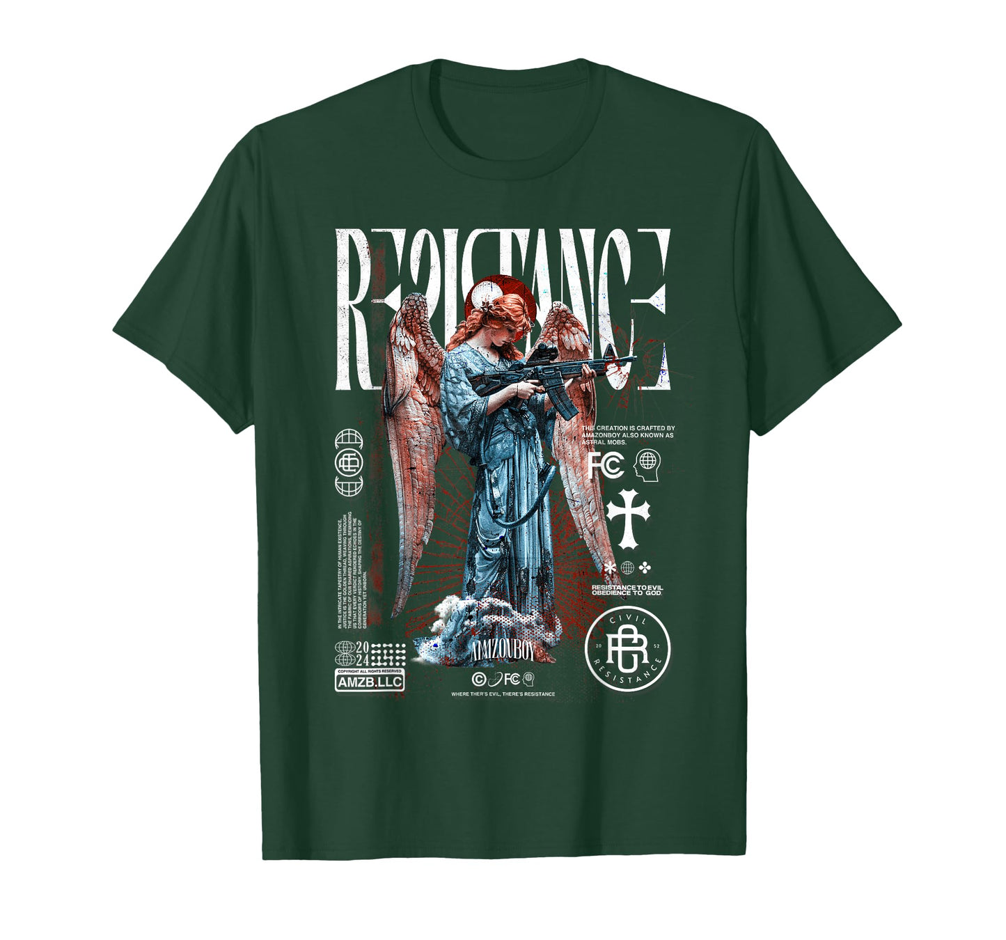Civil Resistance - Luxury Streetwear Urban Fashion T-Shirt