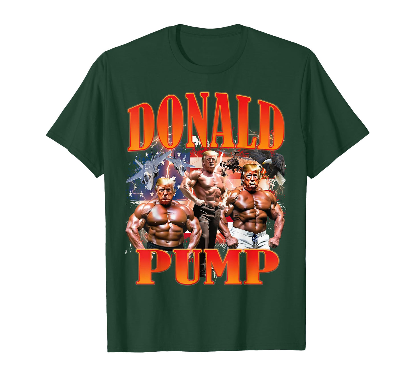 Funny Donald Pump Pro Trump 47TH 45TH GYM USA Supporter T-Shirt for Women Men