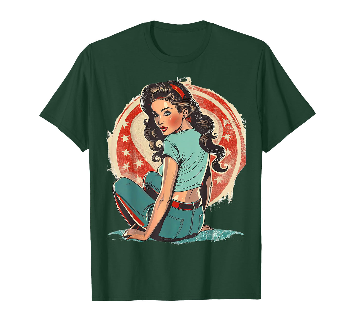 Pinup Girl Pin Up Vintage Retro girls T-Shirt
