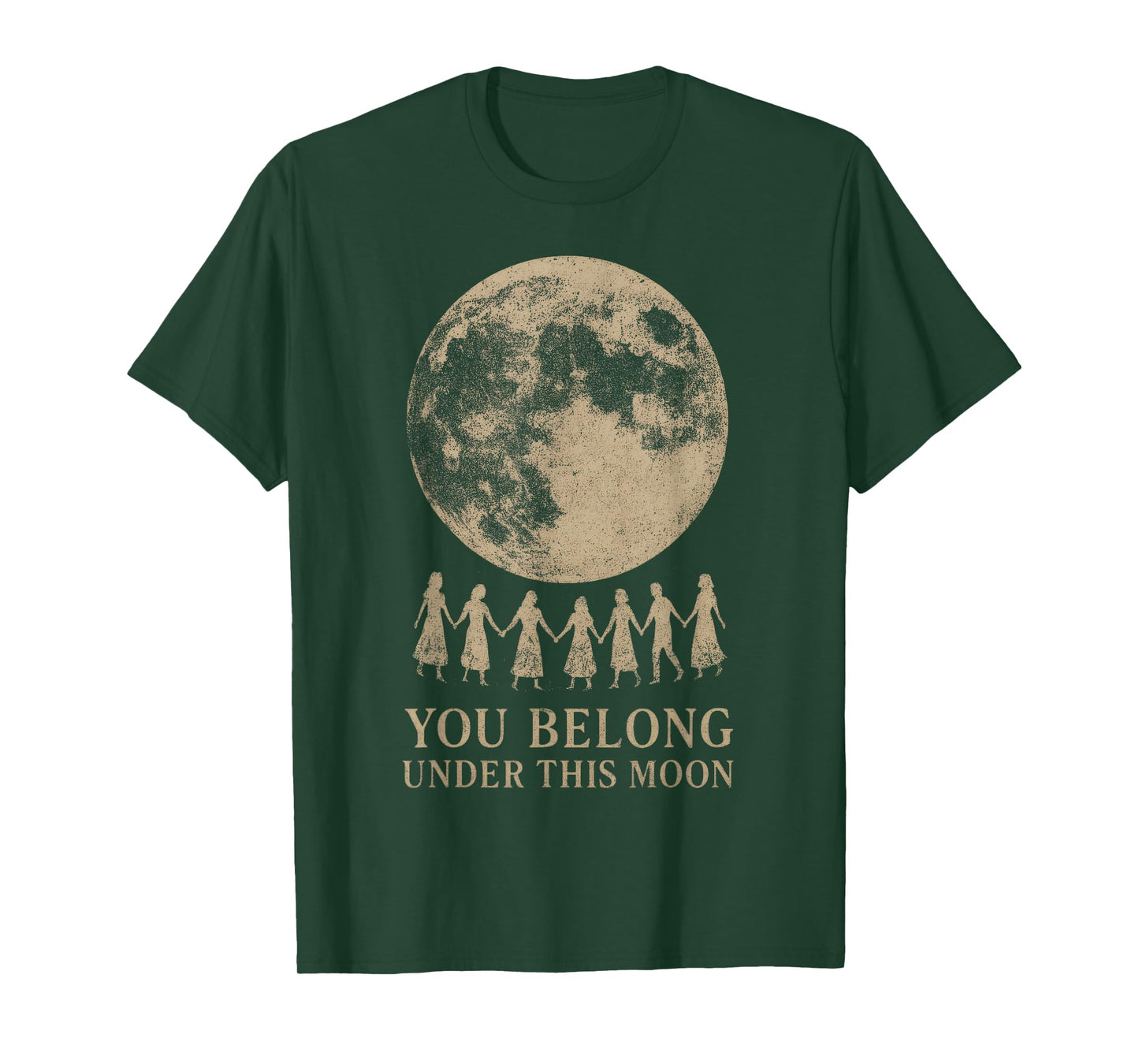Wiccan Witch Pagan Full Moon Ritual Tee T-Shirt