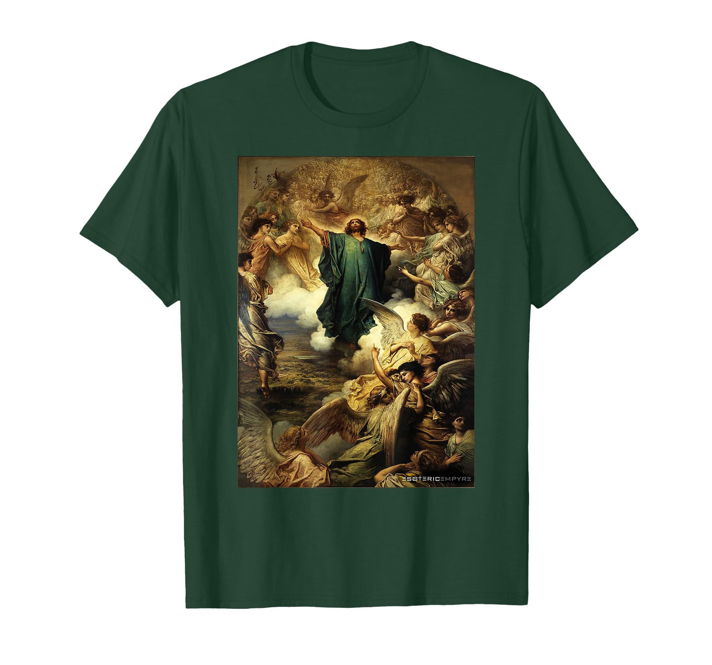 Jesus Christ Ascension Gustave Dore Heaven Angels T-Shirt