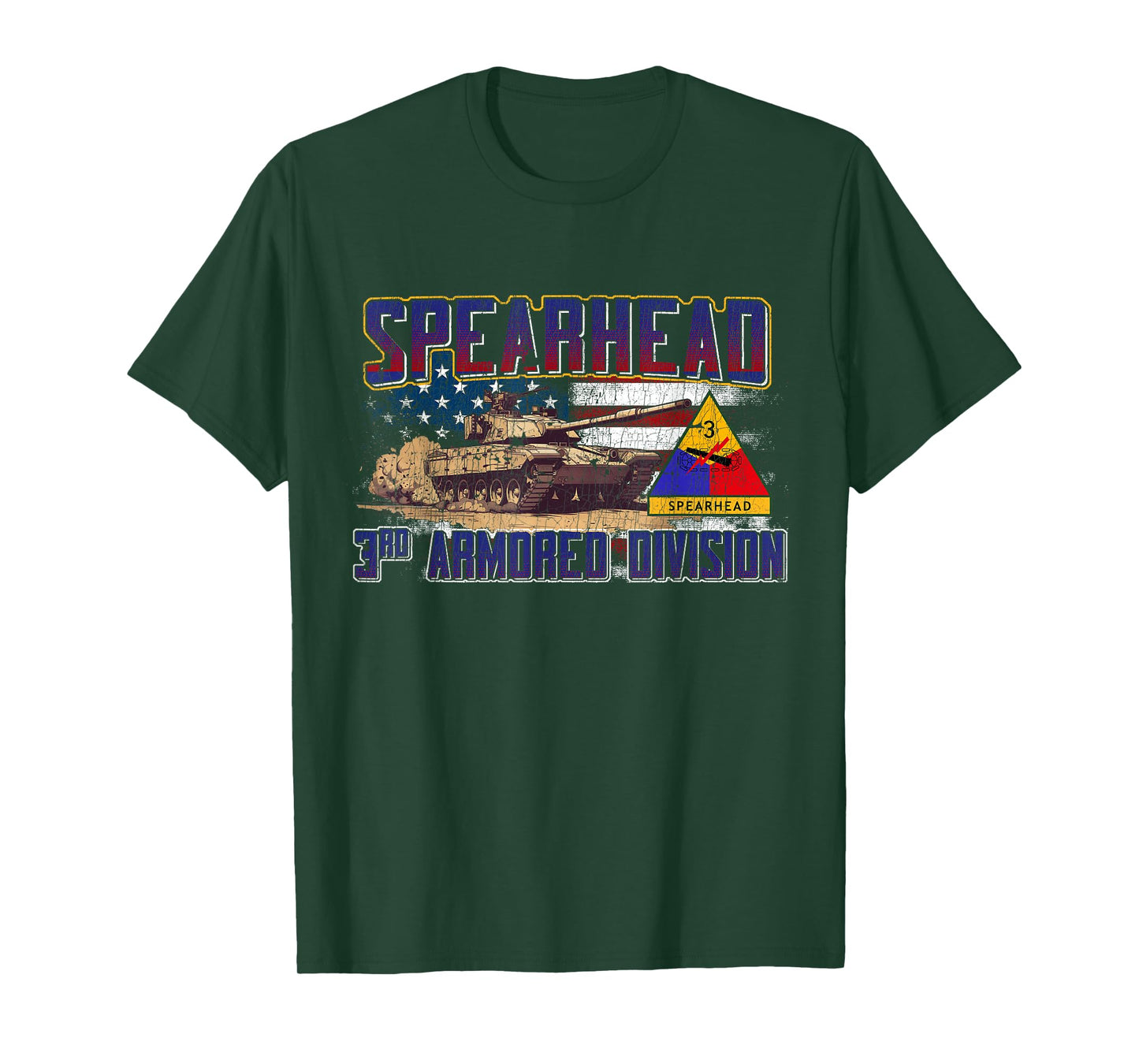 3rd Armored Division Veteran 3rd Ad Spearhead Vintage Gifts T-Shirt