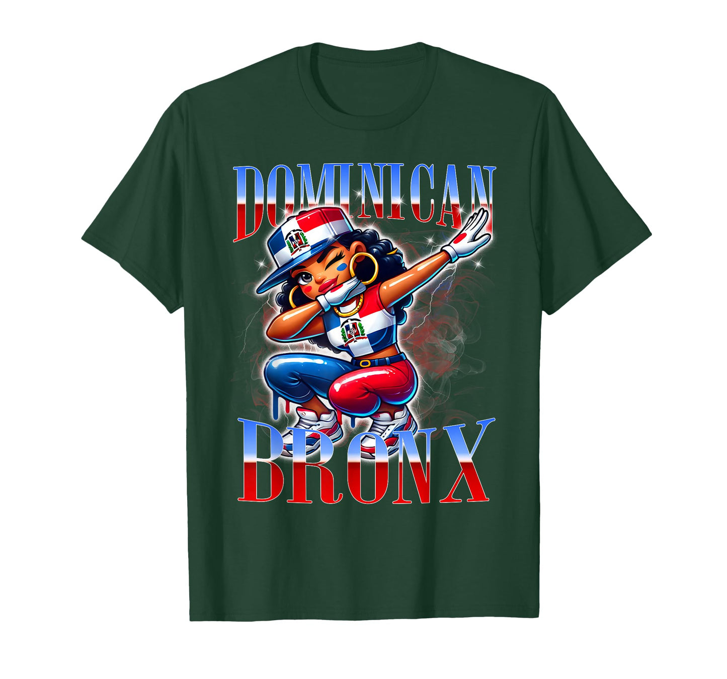 Dominican Bronx Dab Urban Streetwear Pride Design T-Shirt