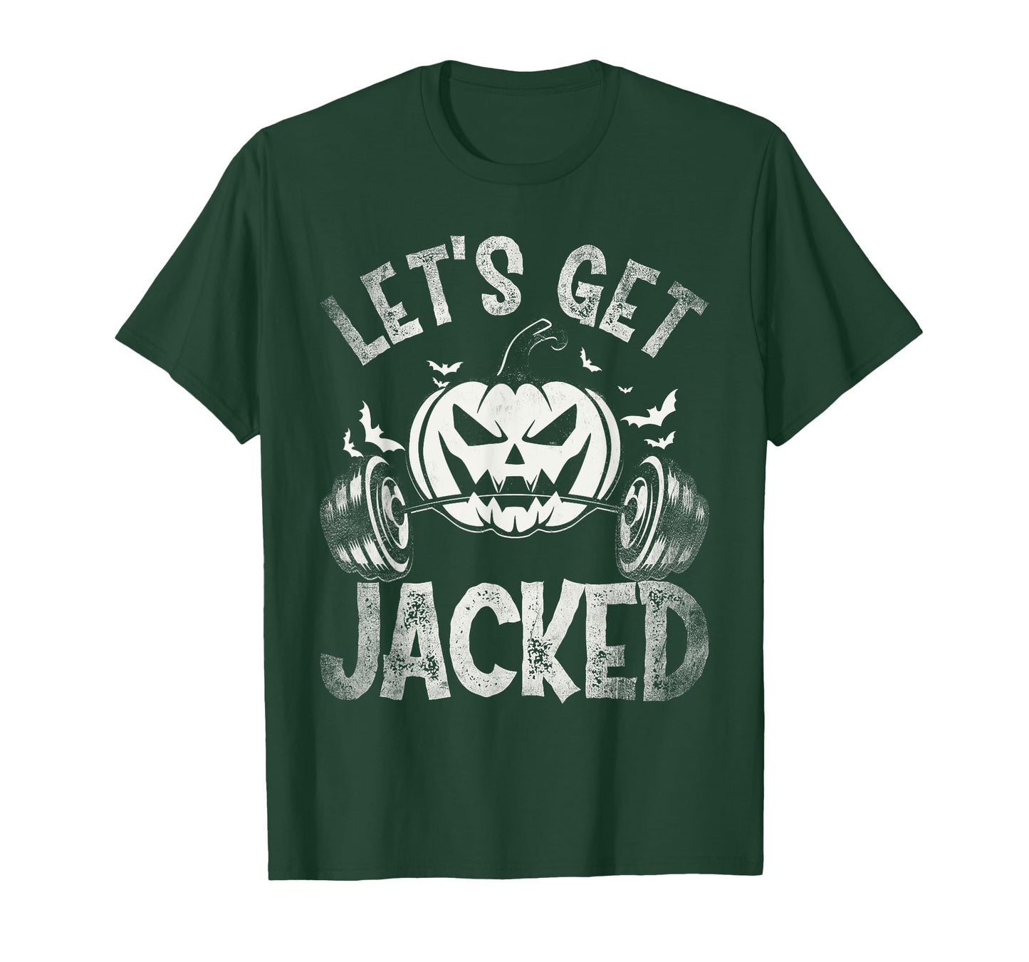 Funny Quote For Gym Halloween Let's Get Jacked T-Shirt