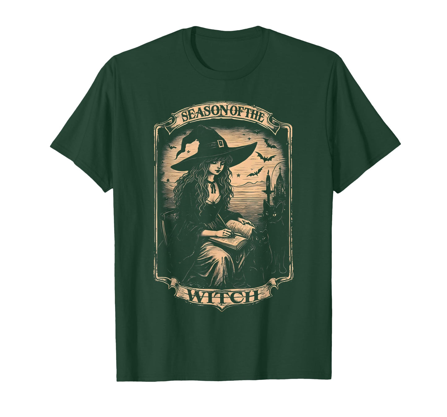 Halloween Gothic Classic Season of The Witch Party Costume T-Shirt