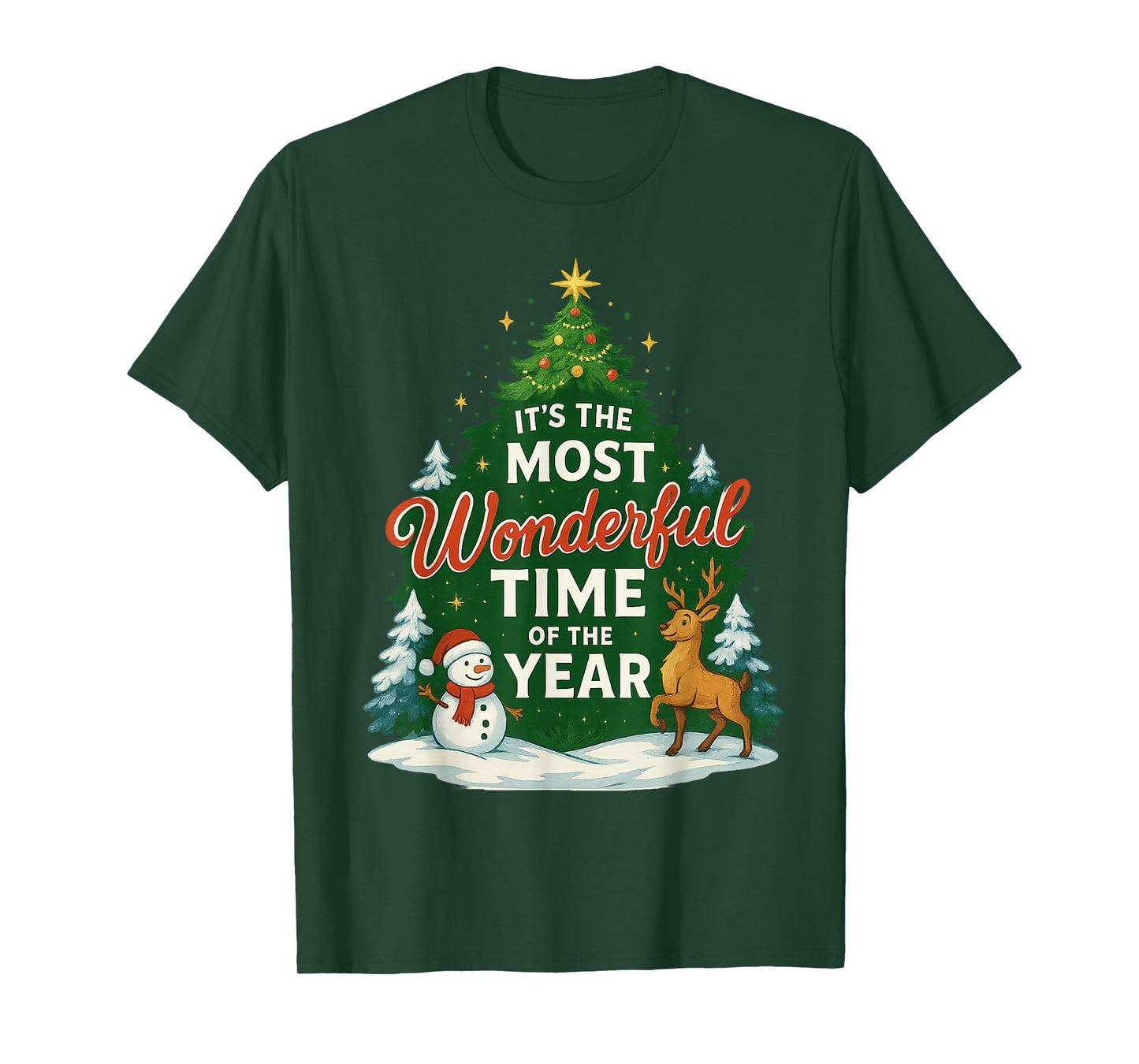 It's The Most Wonderful Time of Year Christmas Funny Santa T-Shirt