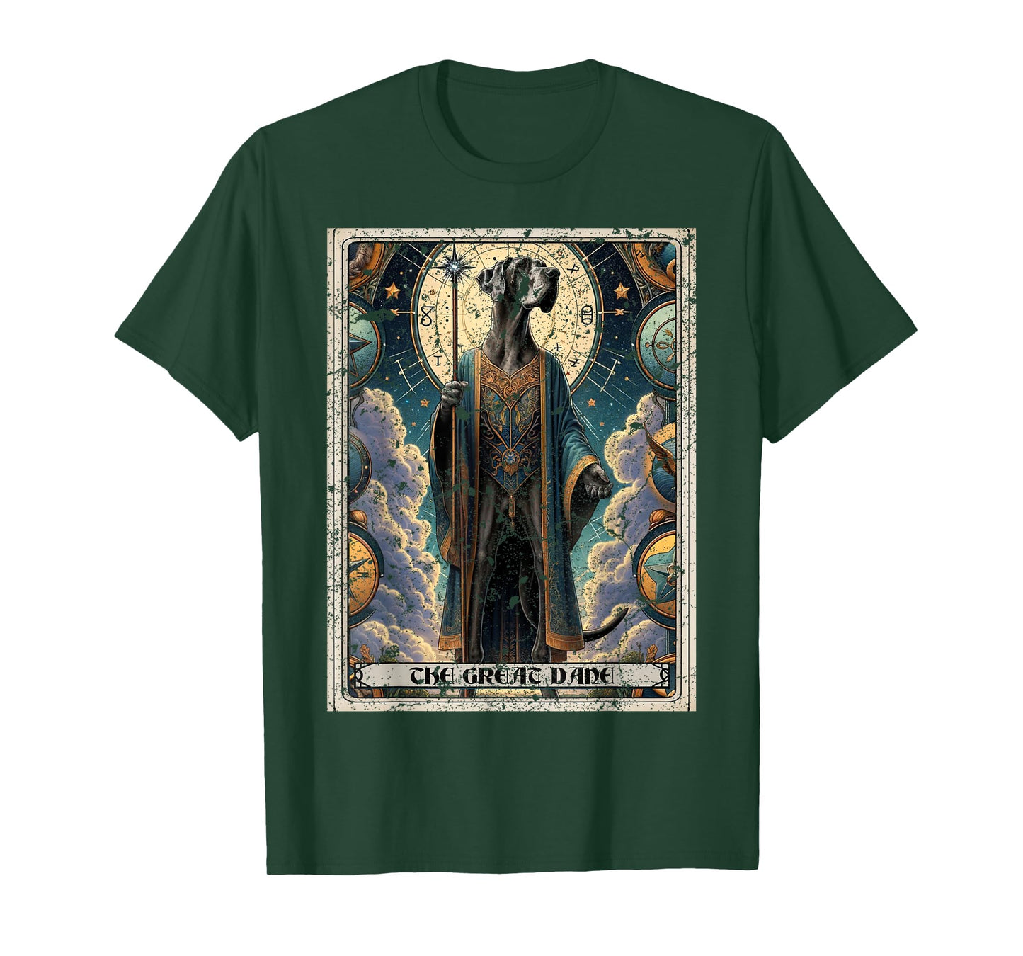 Great Dane Tarot Card Dog T-Shirt