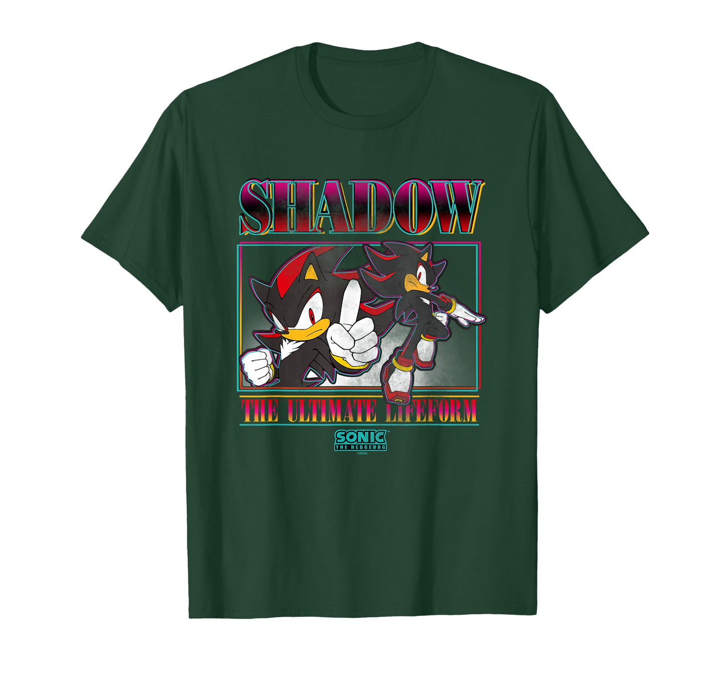 Sonic The Hedgehog Shadow The Ultimate Lifeform Gradient T-Shirt