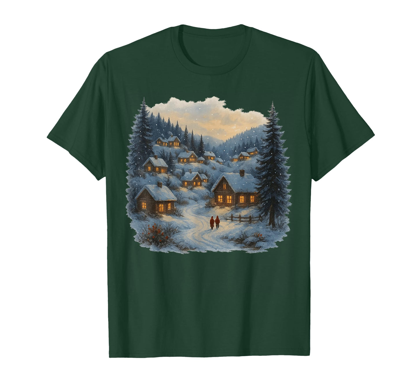 Making Memorie Together Christmas Winter Village Funny Snow T-Shirt