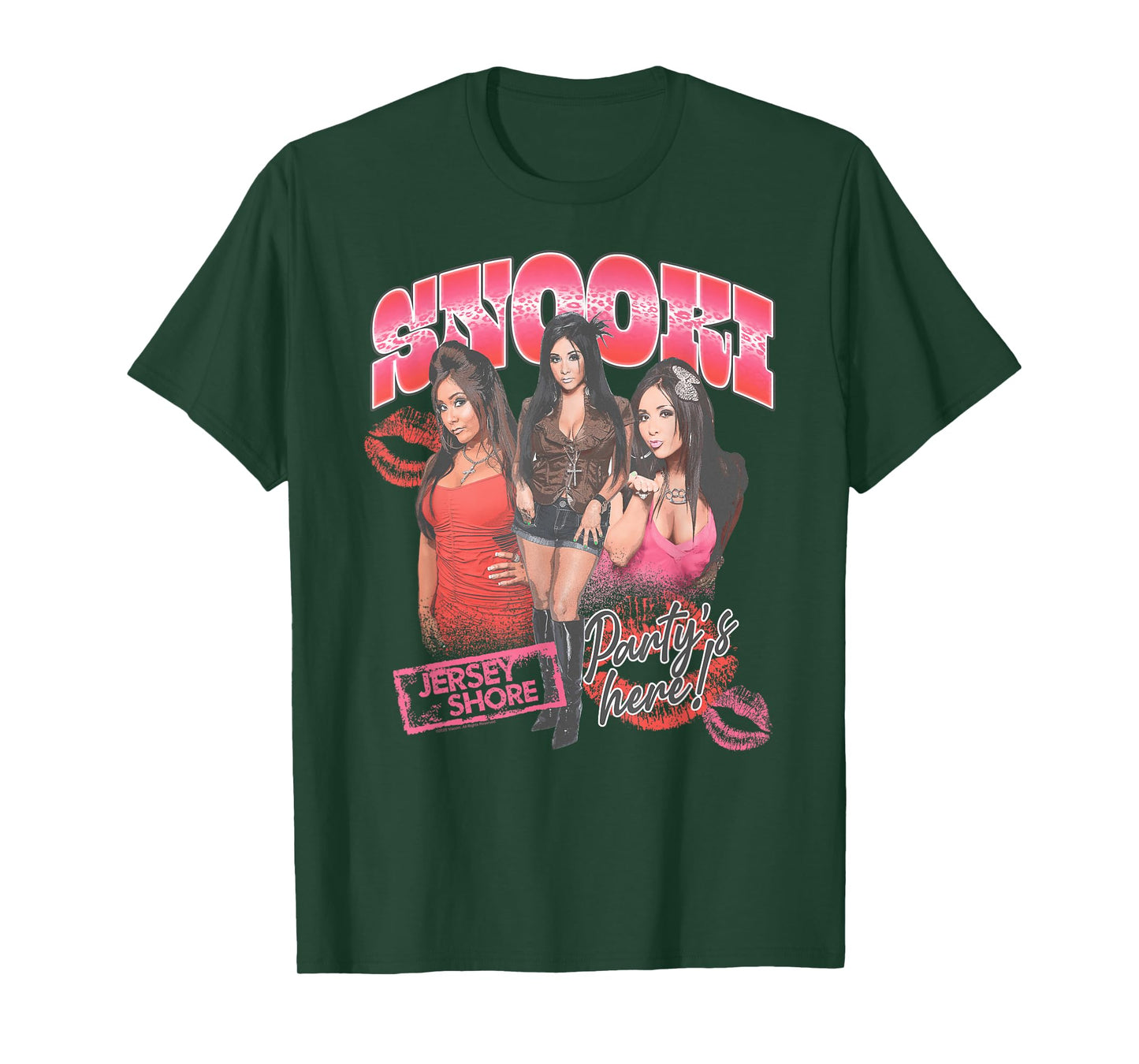 Jersey Shore Snooki Kisses Vintage Reality TV Show T-Shirt