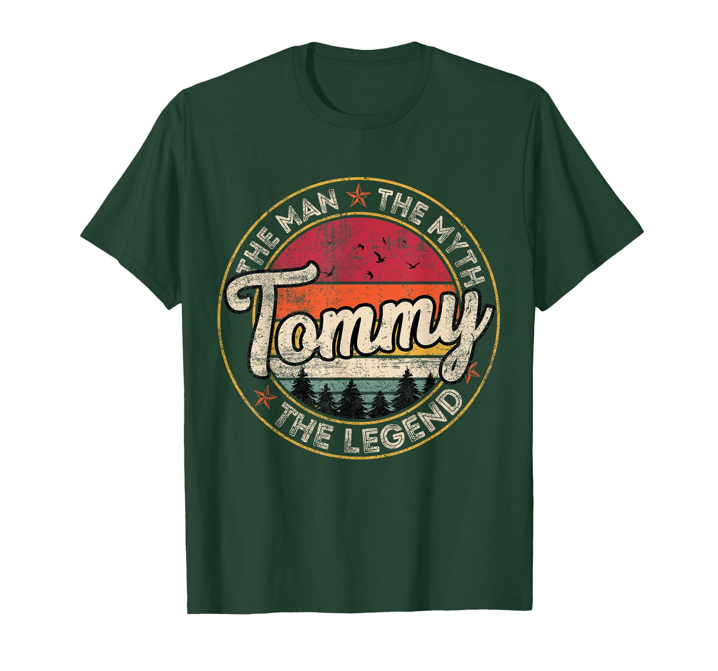 Tommy The Man The Myth The Legend Personalized Name T-Shirt
