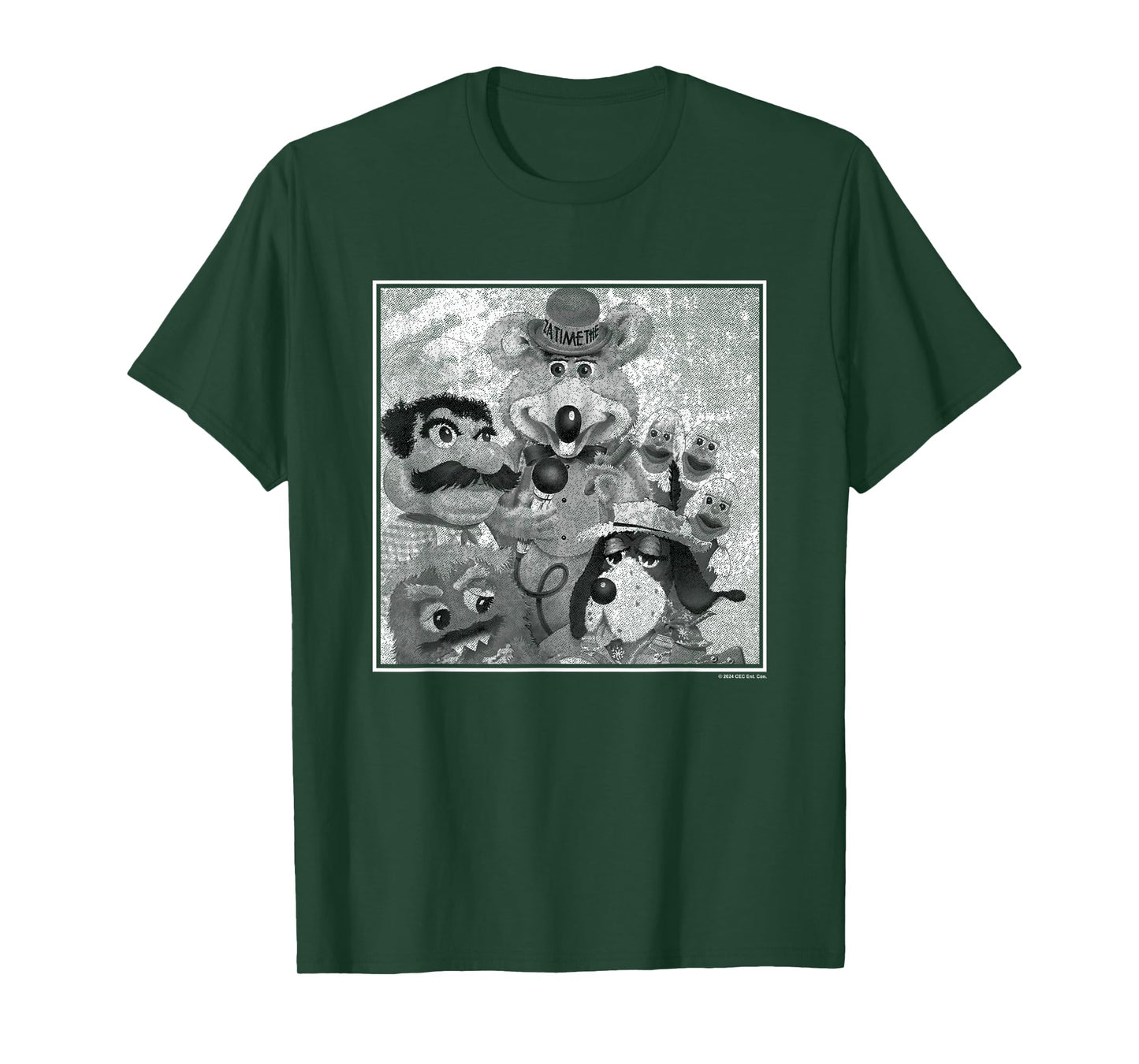 Chuck E. Cheese Group Shot Vintage Band Photo Logo T-Shirt