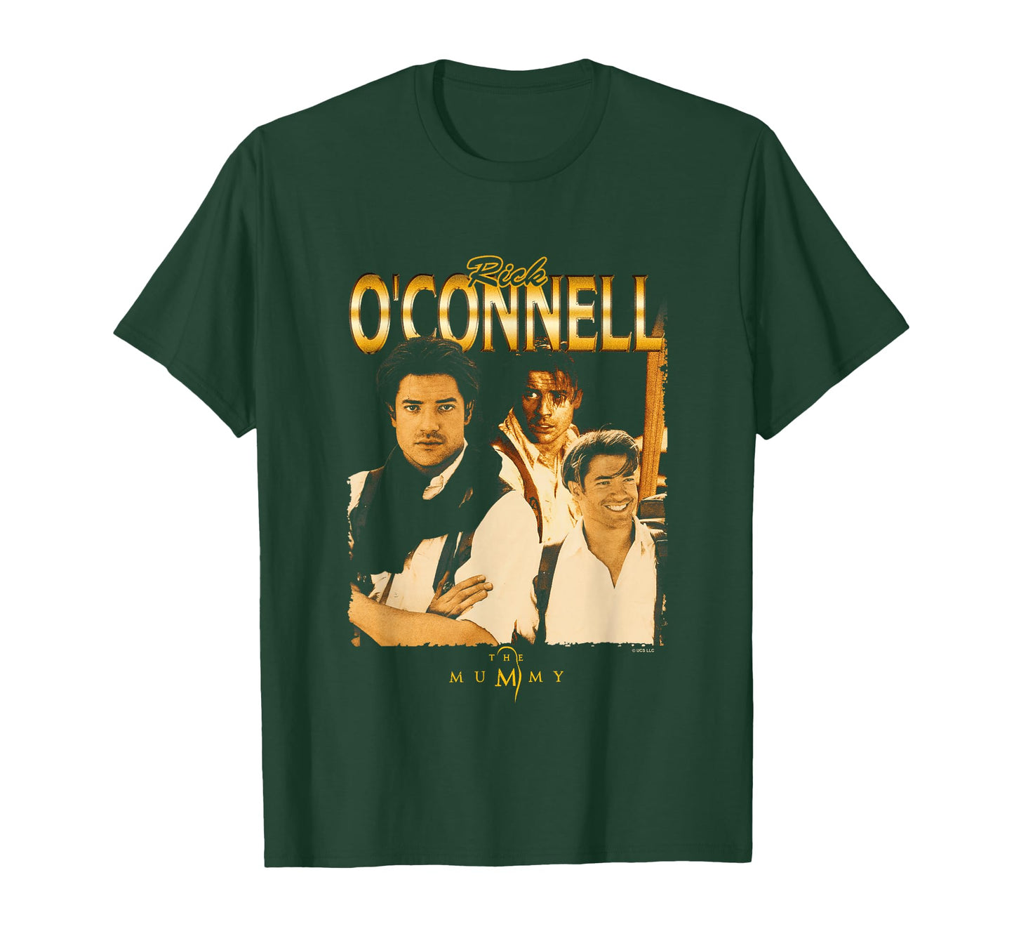 The Mummy Rick O'Connell Multi Poses Vintage Poster T-Shirt