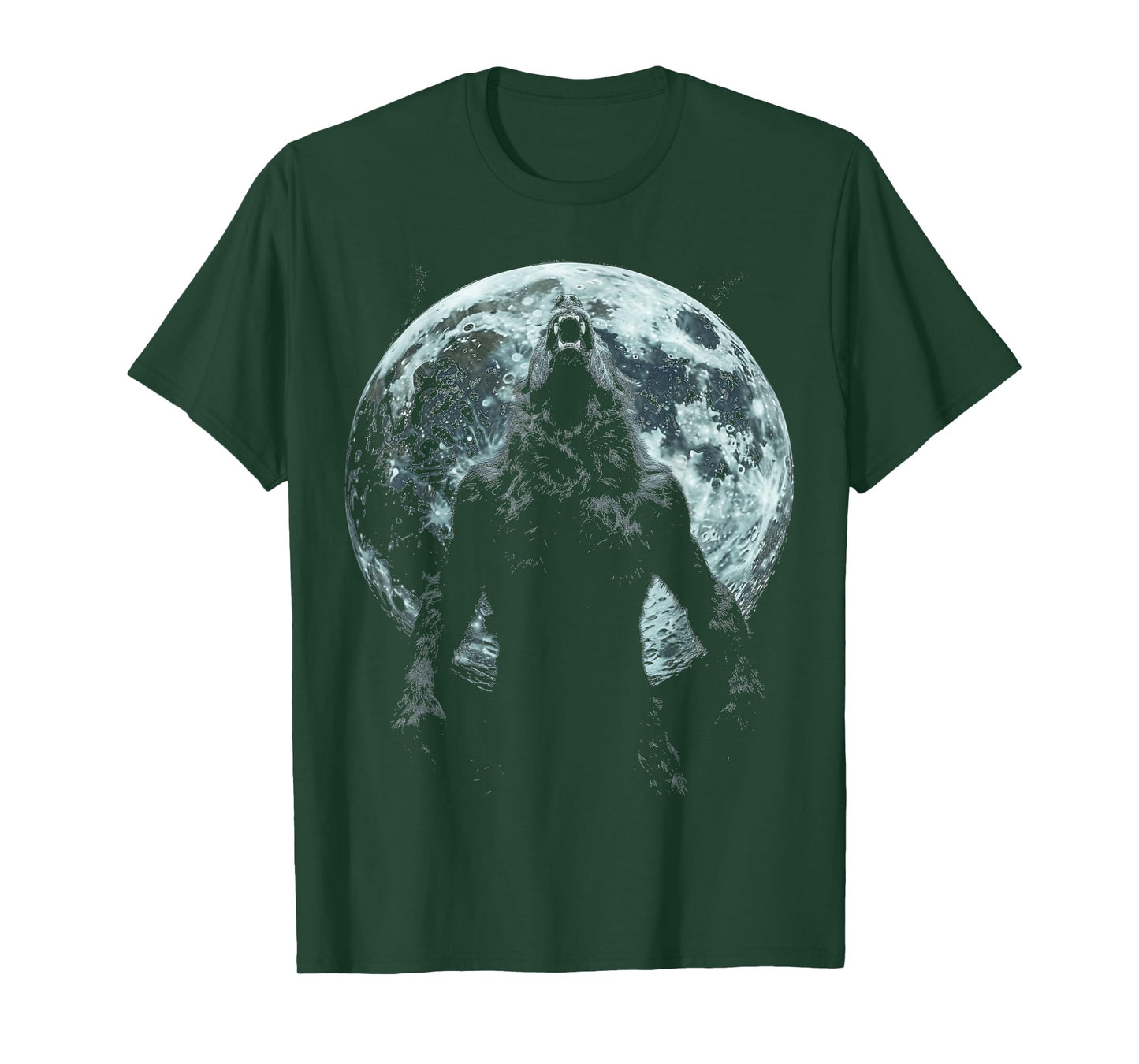 Werewolf Wolf Howling Moon Alpha Male Halloween Sigma Male T-Shirt