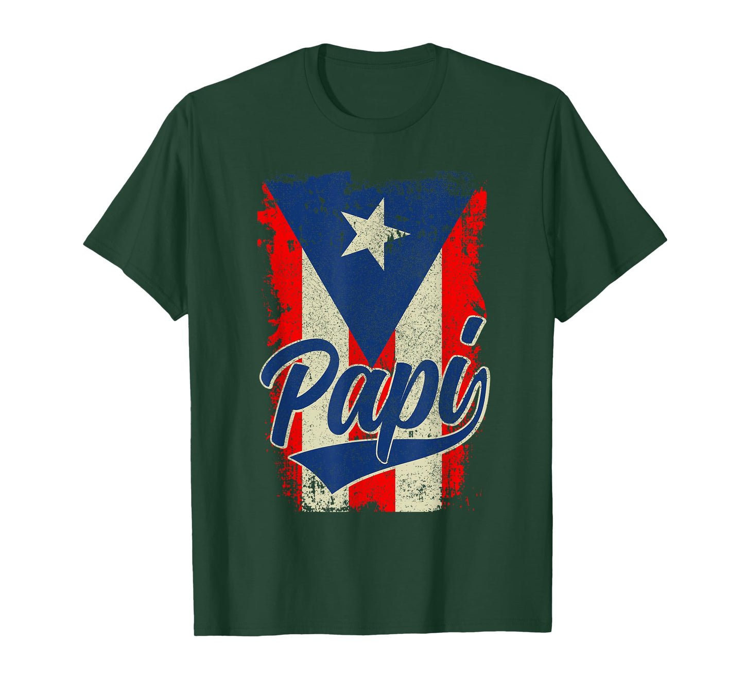 Papi Puerto Rican Dad Puerto Rico Pride Boricua Father's Day T-Shirt