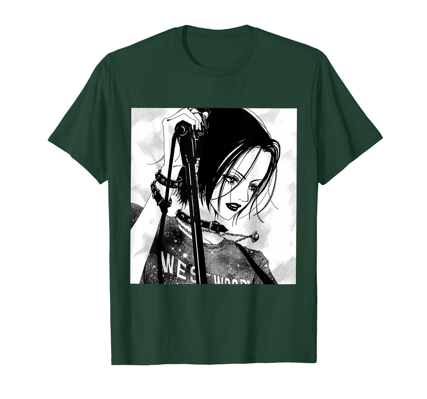 Anime Gothic Girl Aesthetic Soft Grunge Waifu Japanese Otaku T-Shirt
