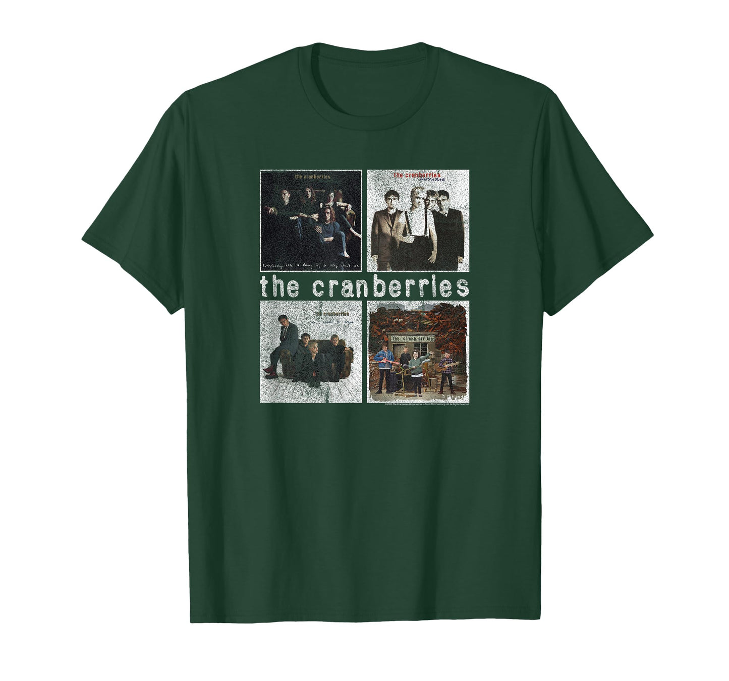 The Cranberries Distressed Album Covers Vintage Band T-Shirt