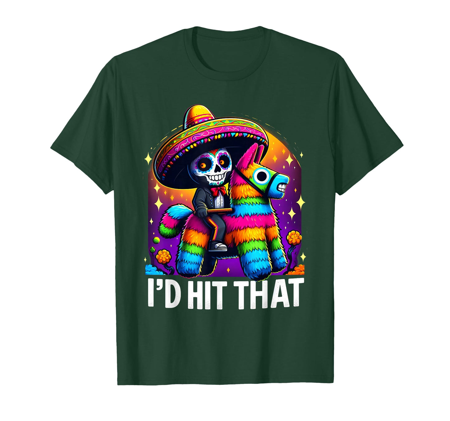 Cinco de Mayo Party Funny Mexican Party Pinatas I'd Hit That T-Shirt