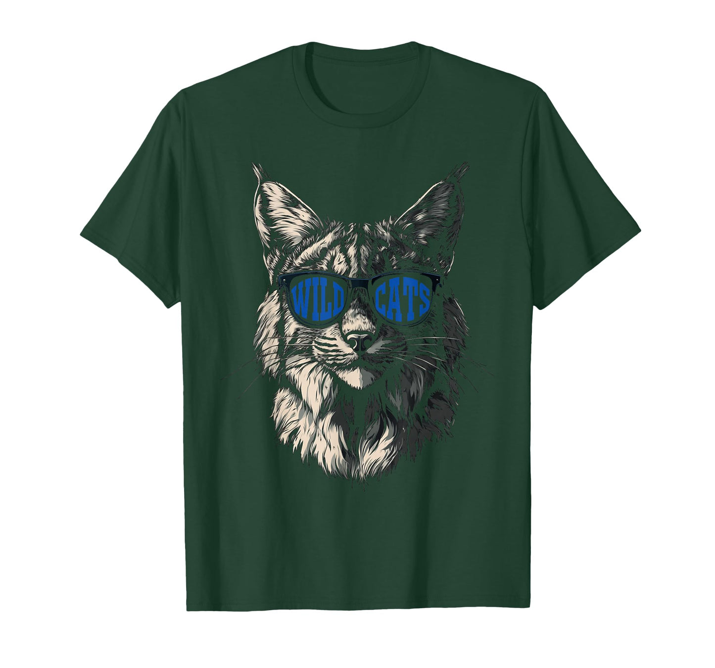 Classic Wildcats Name Styles | Cat's Lovers Animal Game Day T-Shirt