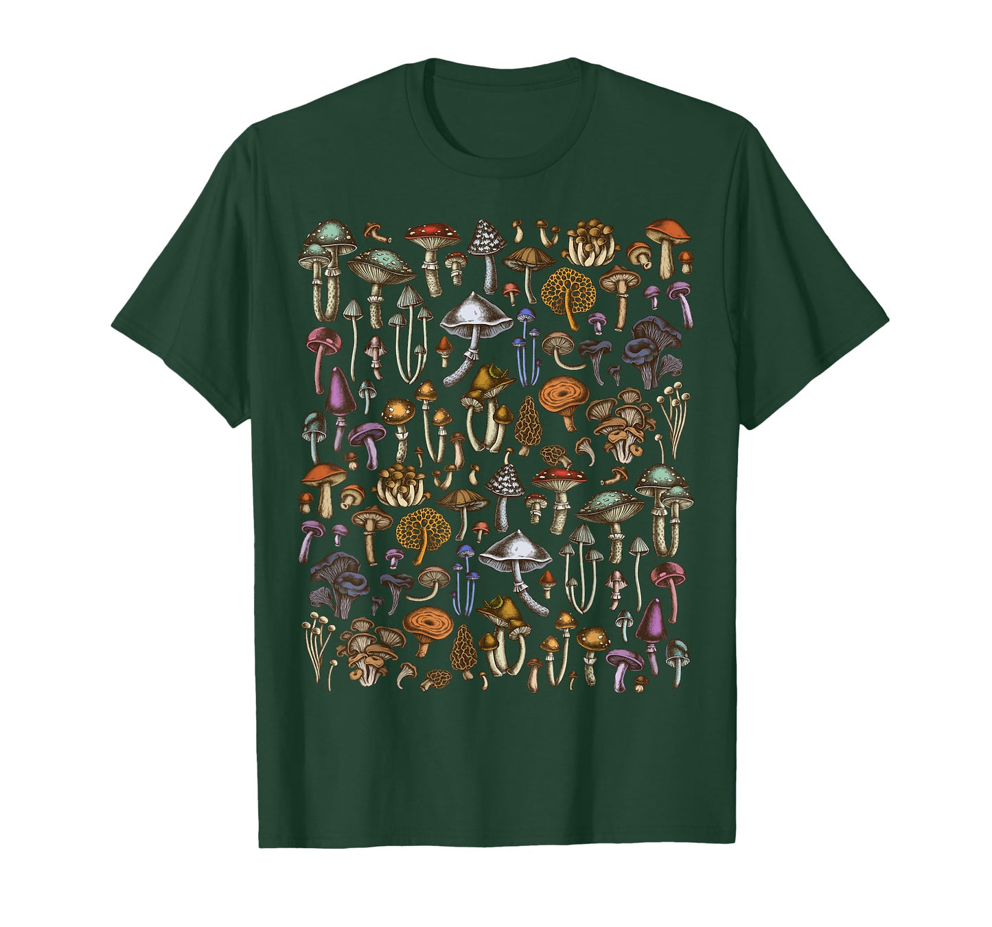 Mushrooms Fun Mycology Fungi Foraging Mushroom Lovers Tee T-Shirt