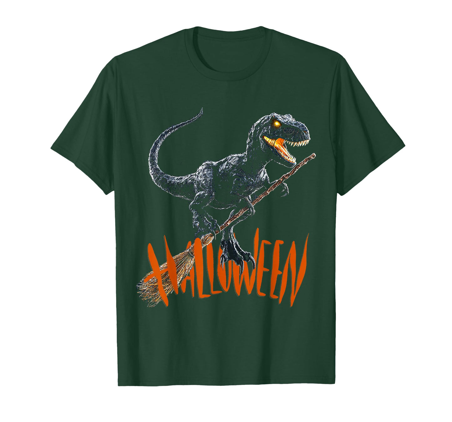 Halloween Dinosaur Witch Costume Fun T-Shirt