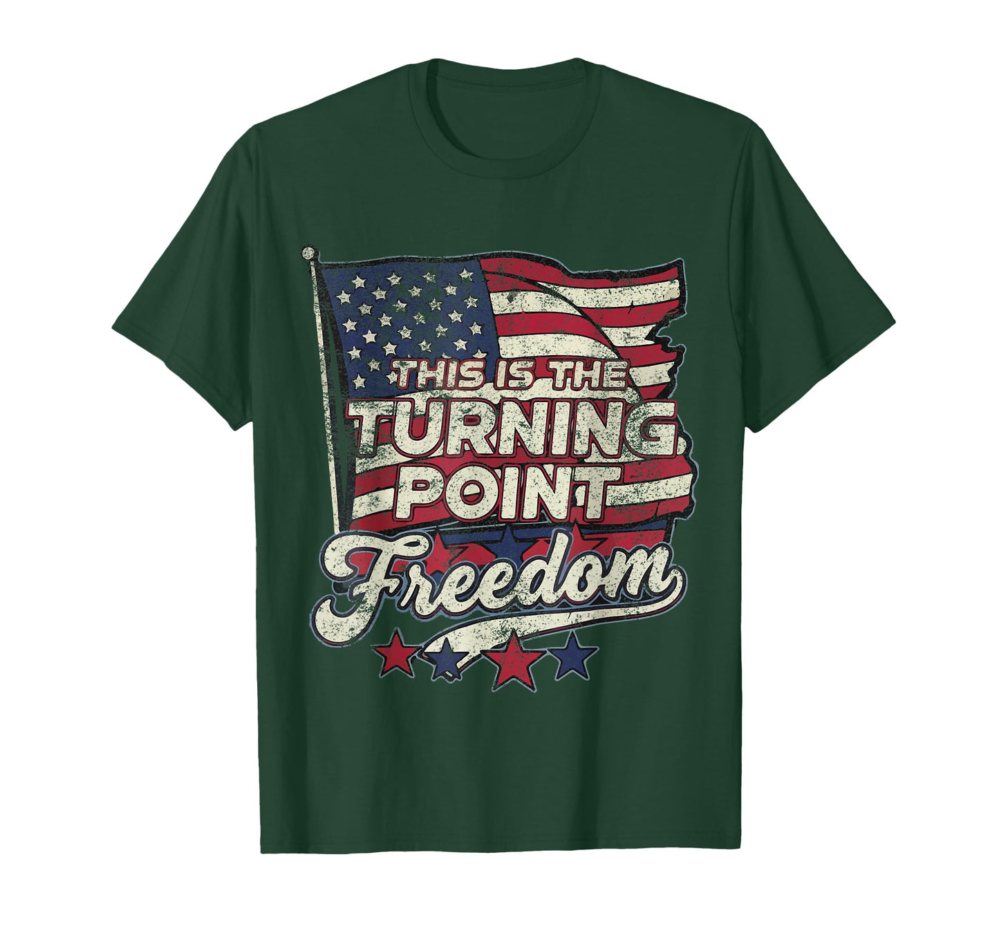 This is The Turning Point Freedom Patriotic American Flag T-Shirt
