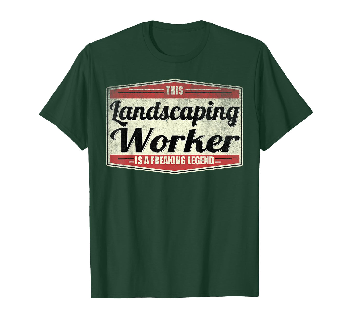 Funny Profession Quote Vintage Landscaping Worker T-Shirt