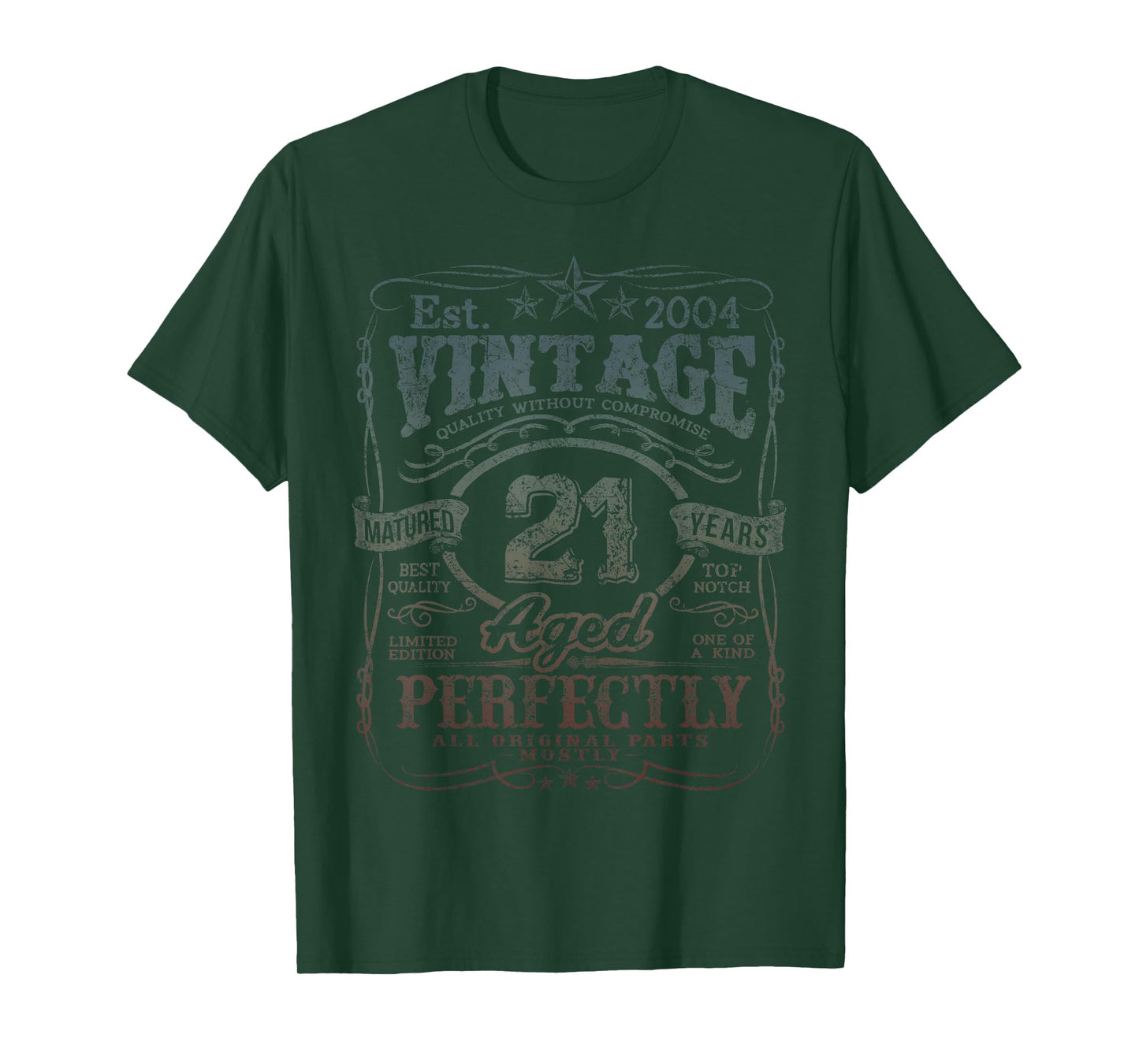 Vintage 2004 Limited Edition Shirt 21 year old 21st Birthday T-Shirt