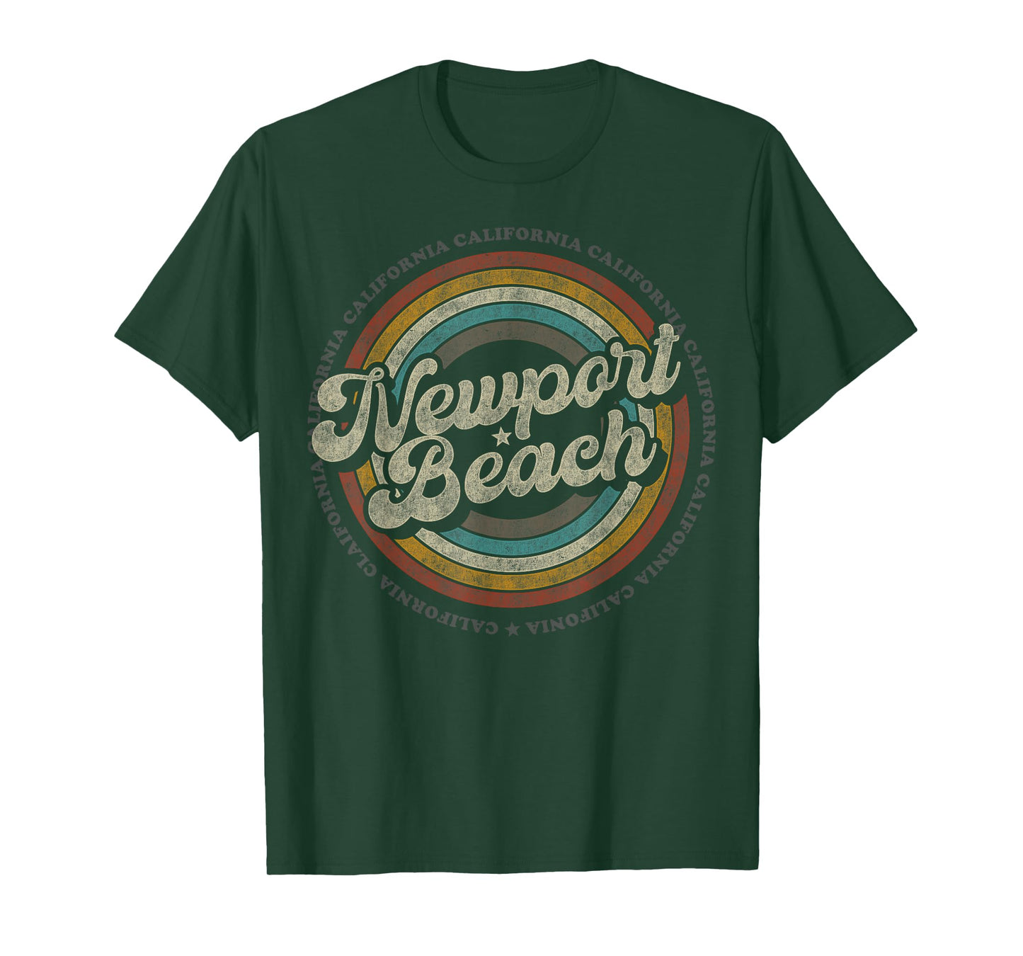 Newport Beach California CA City Summer vintage T-Shirt